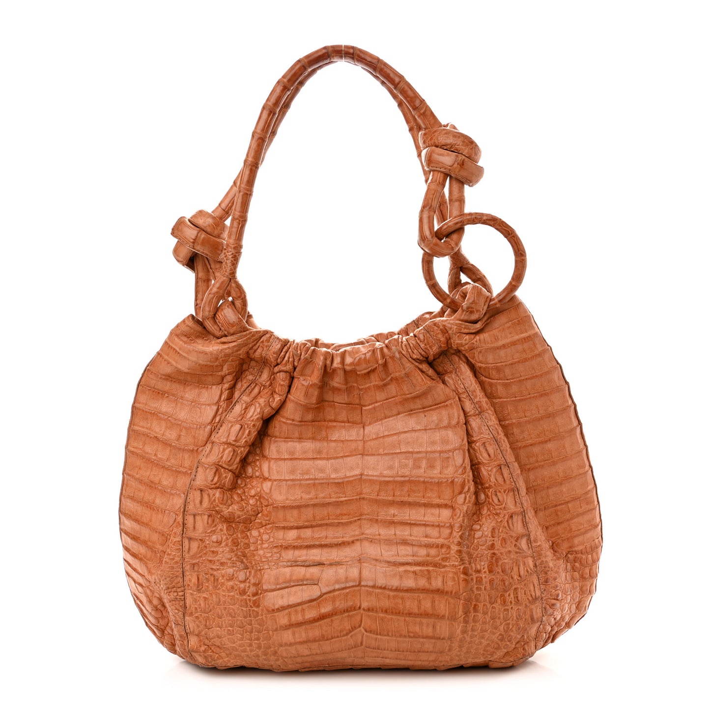 Crocodile Knot Hobo Brown