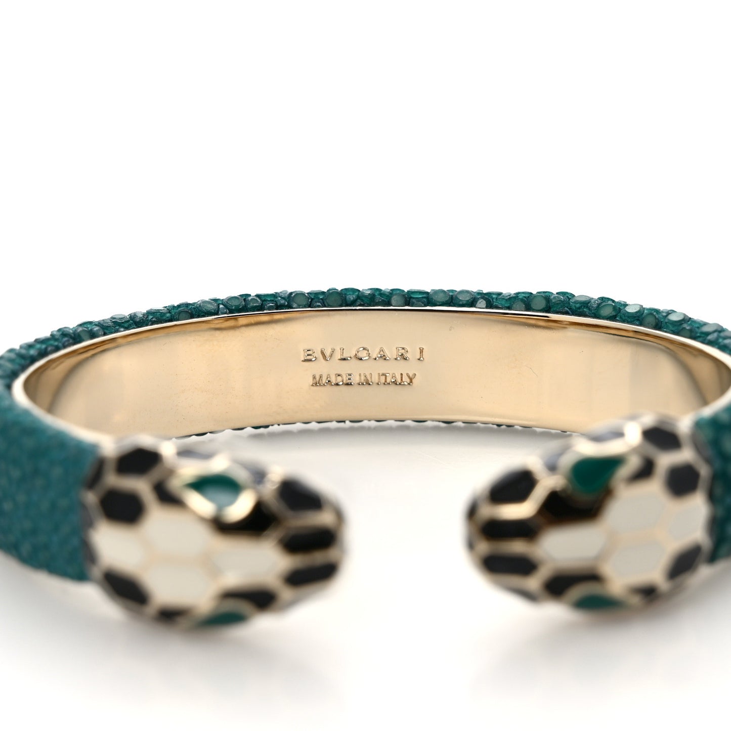 Galuchat Serpenti Forever Bracelet Green