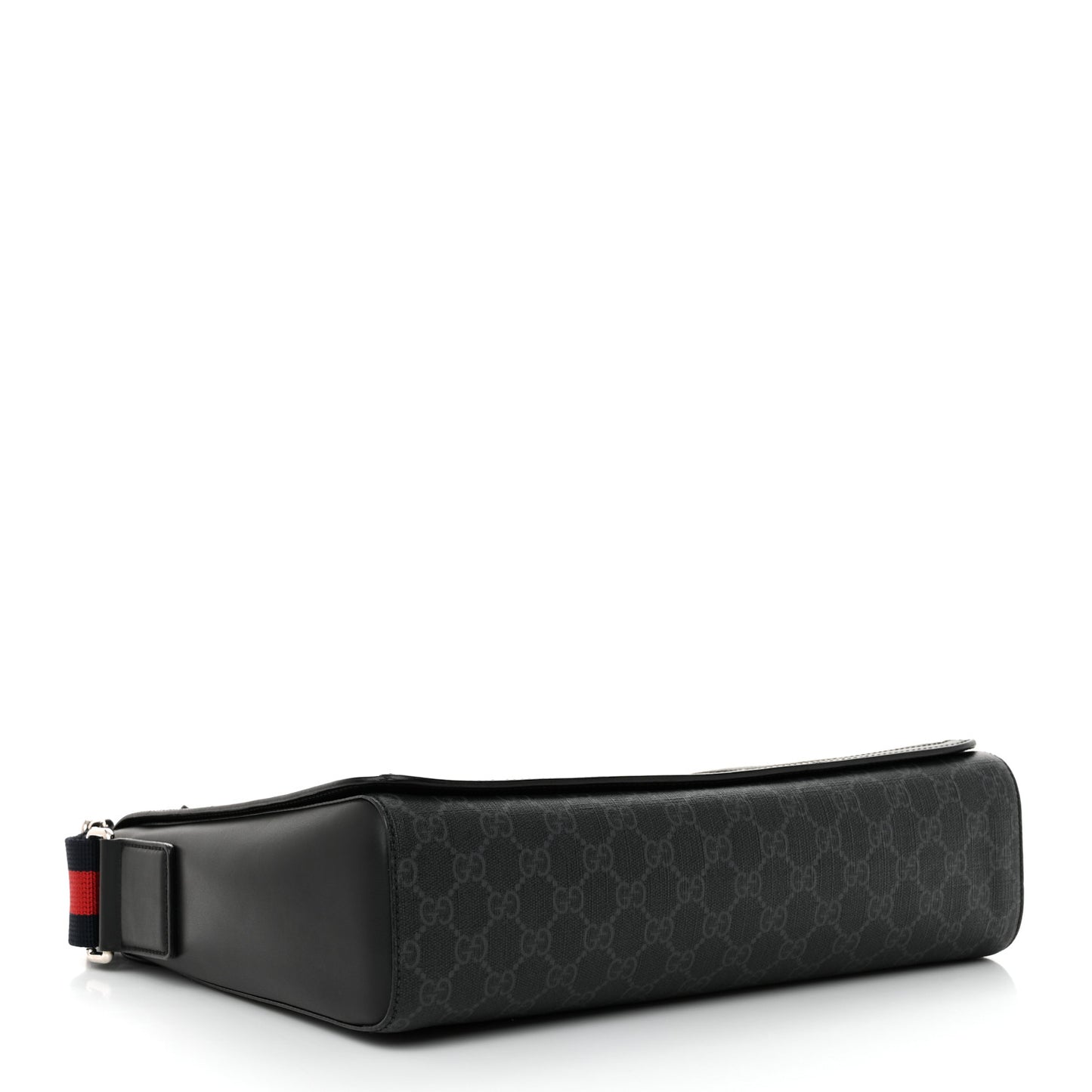 GG Supreme Monogram Night Courrier Flap Messenger Black Multicolor