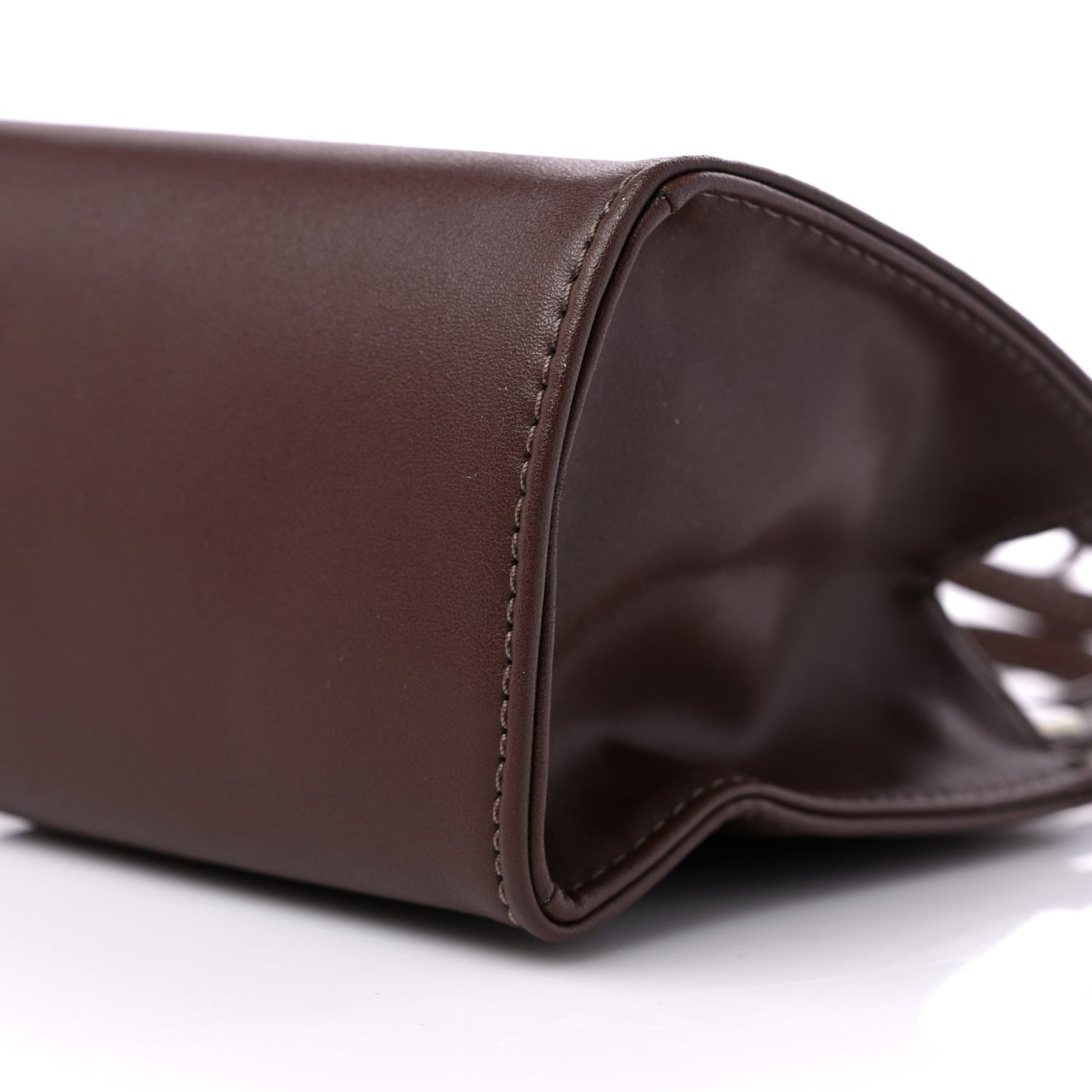 Vegan Leather Small Shopping Bag Chocolate