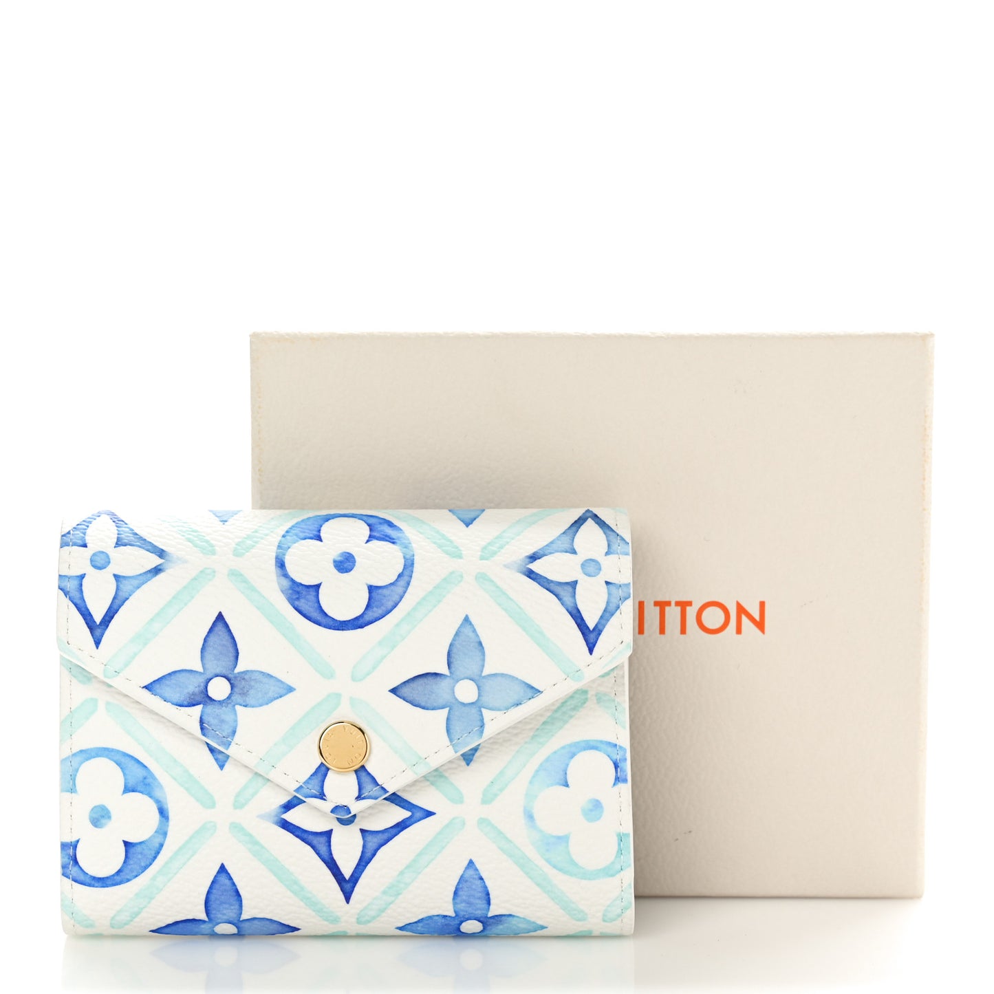 Monogram Tiles By The Pool Victorine Wallet Blue