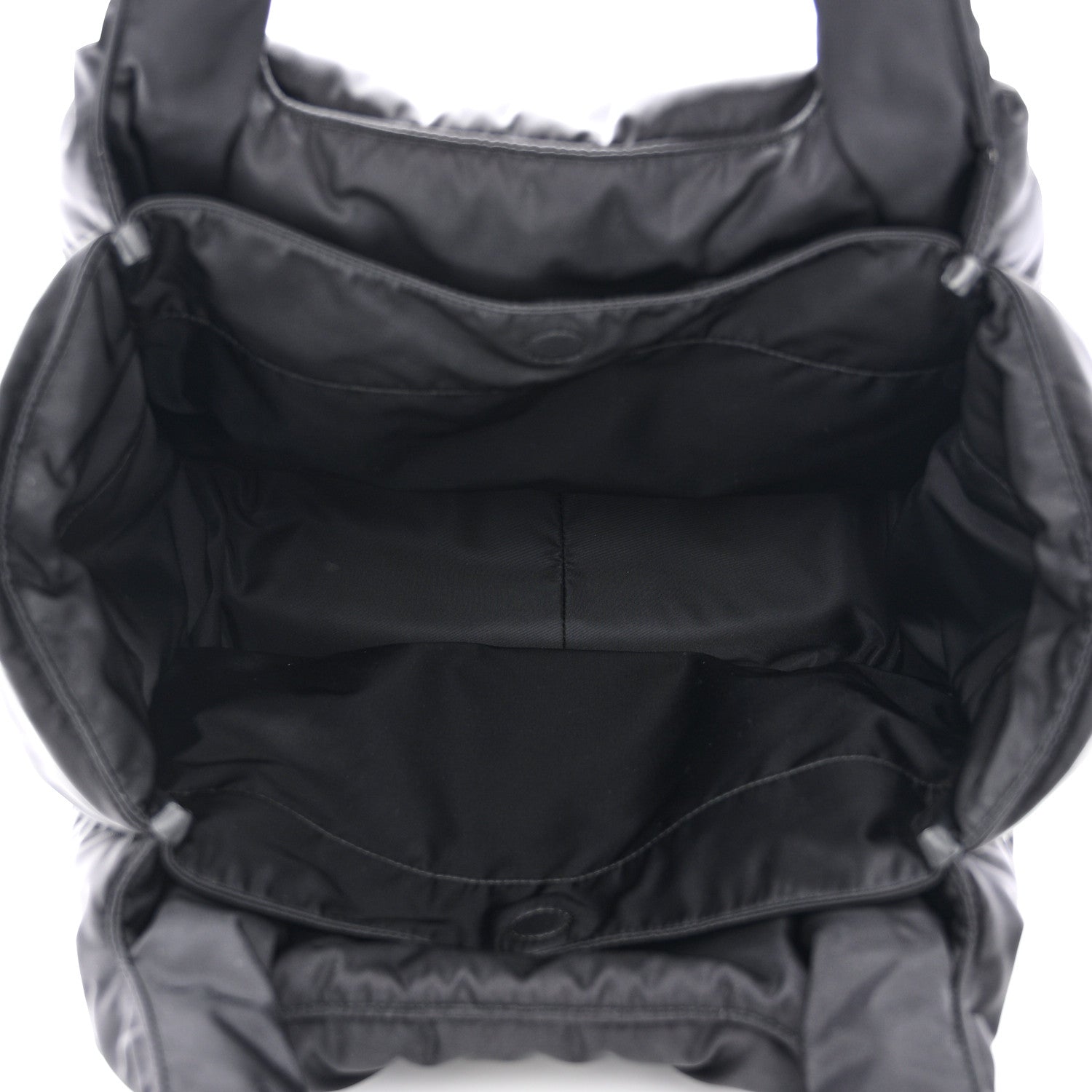 Prada Re-Nylon Padded Large Tote Black 5 of 13