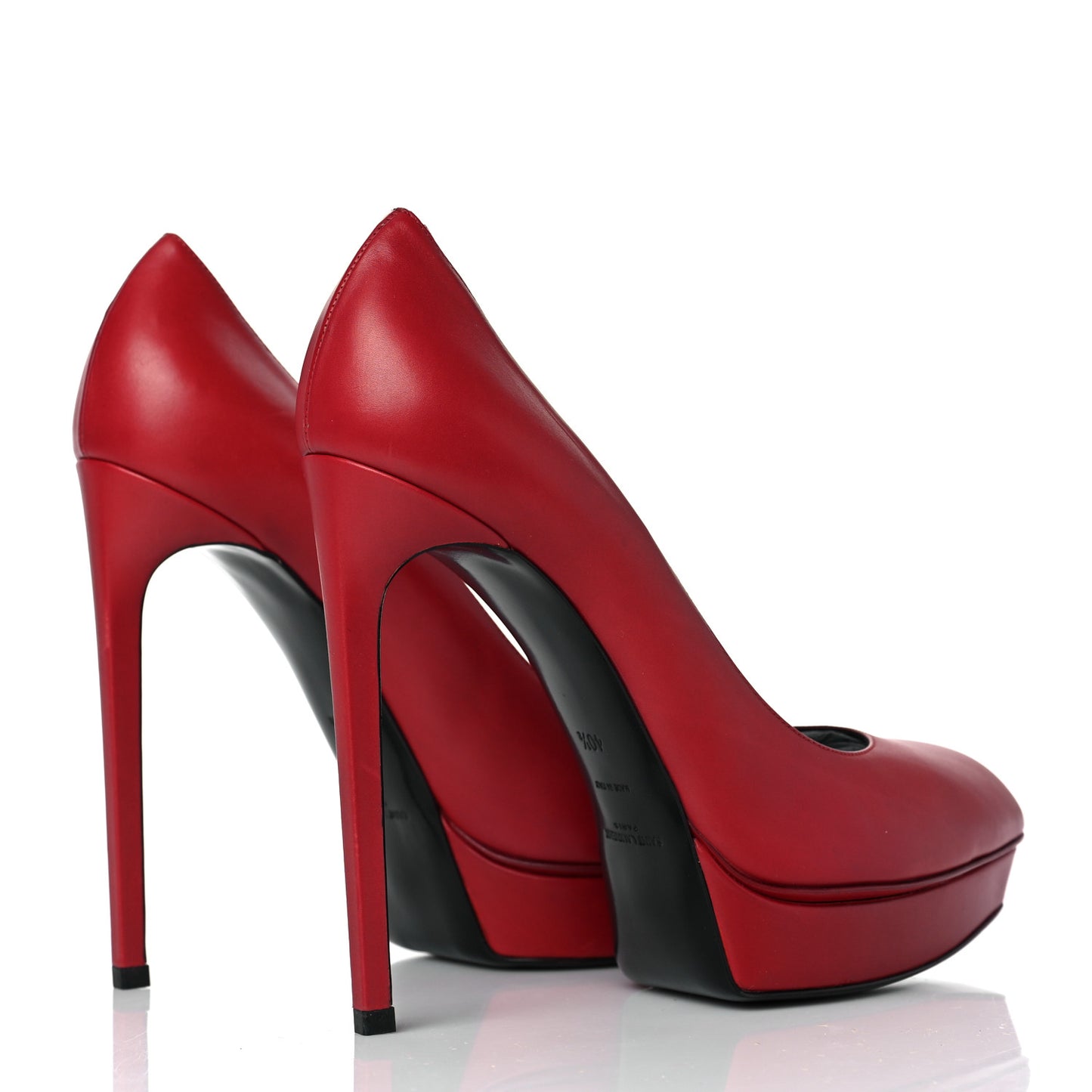 Calfskin Janis 105 Platform Pumps 40.5 Rouge Orient
