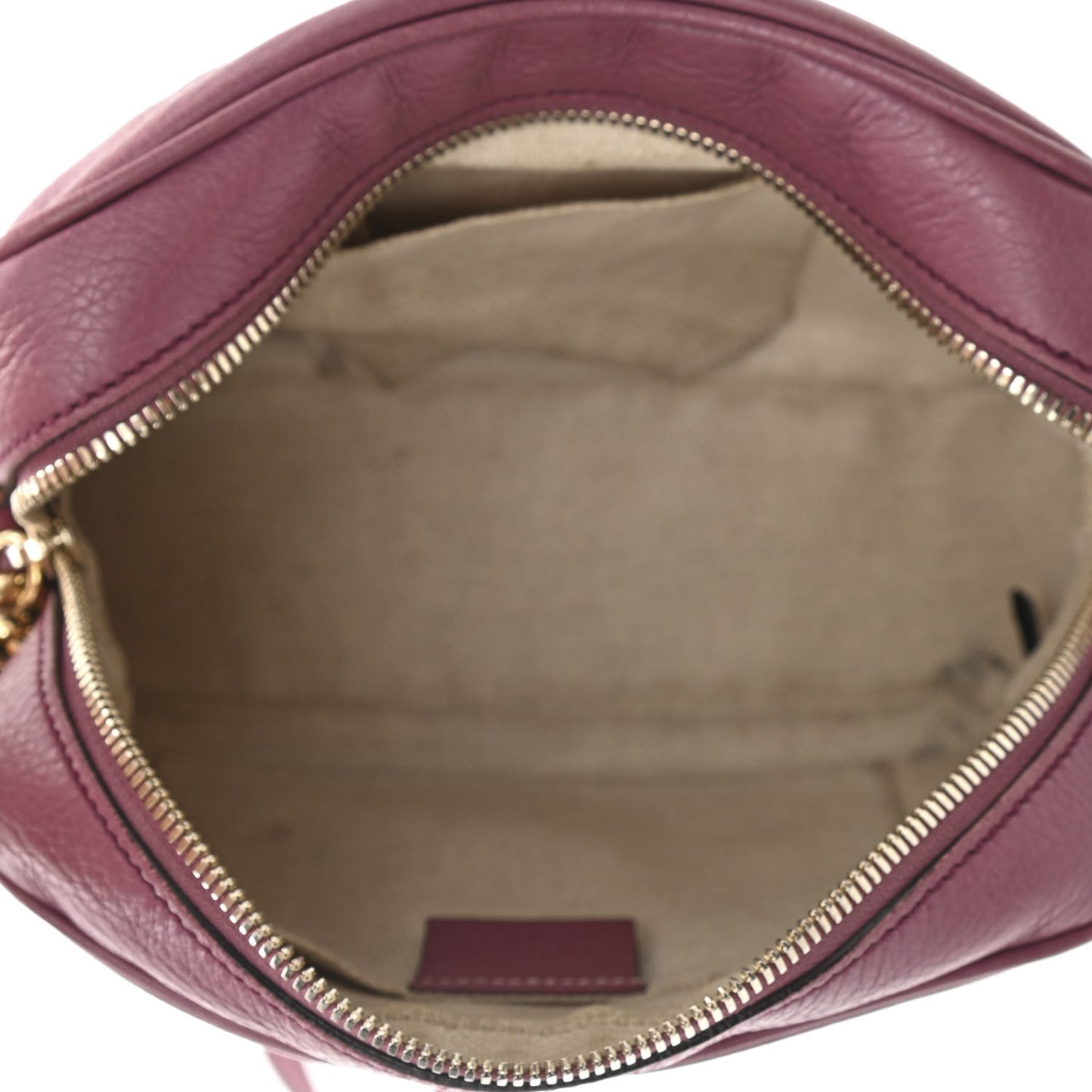 Pebbled Calfskin Small Soho Disco Bag Peonia Flower