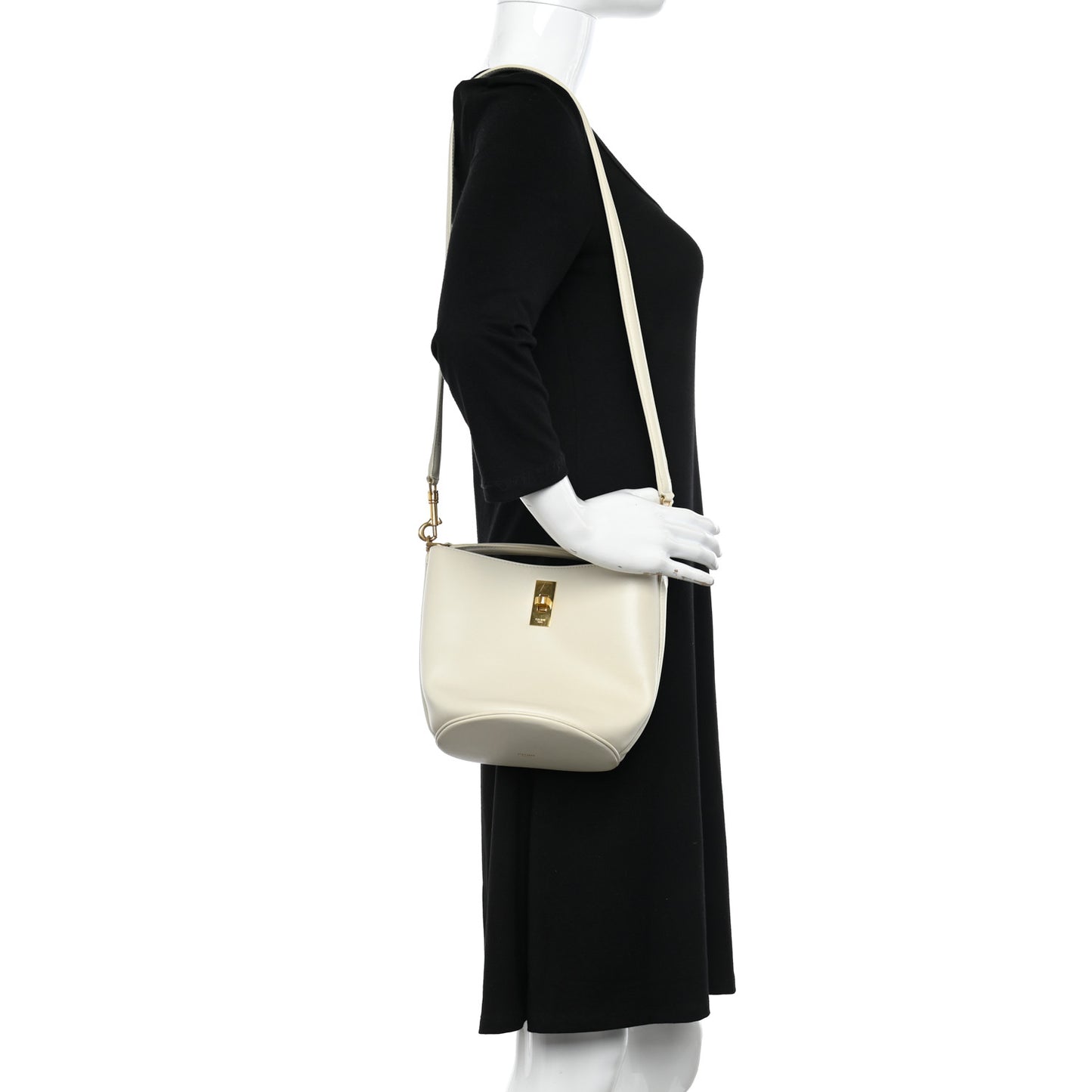 Smooth Calfskin Teen Bucket 16 Bag Light Stone