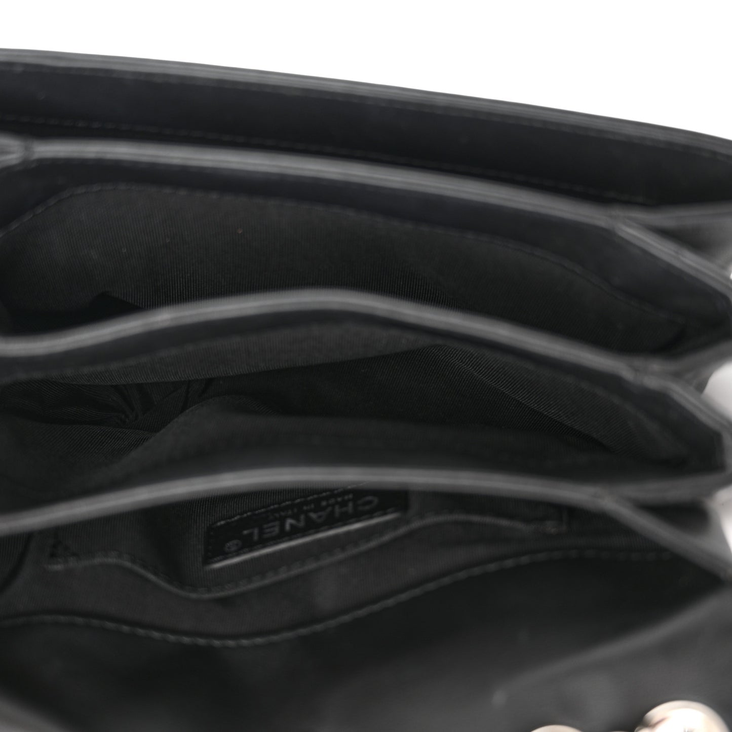 Calfskin Mini Tramezzo Flap Black