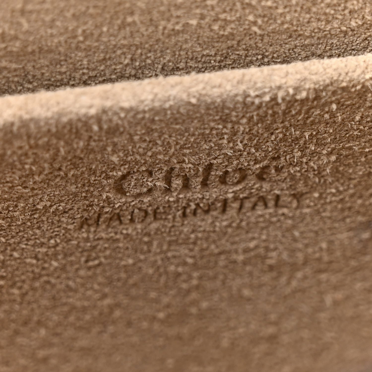 Chloe Calfskin Suede Small Nile Bracelet Bag Biscotti Beige 6 of 13