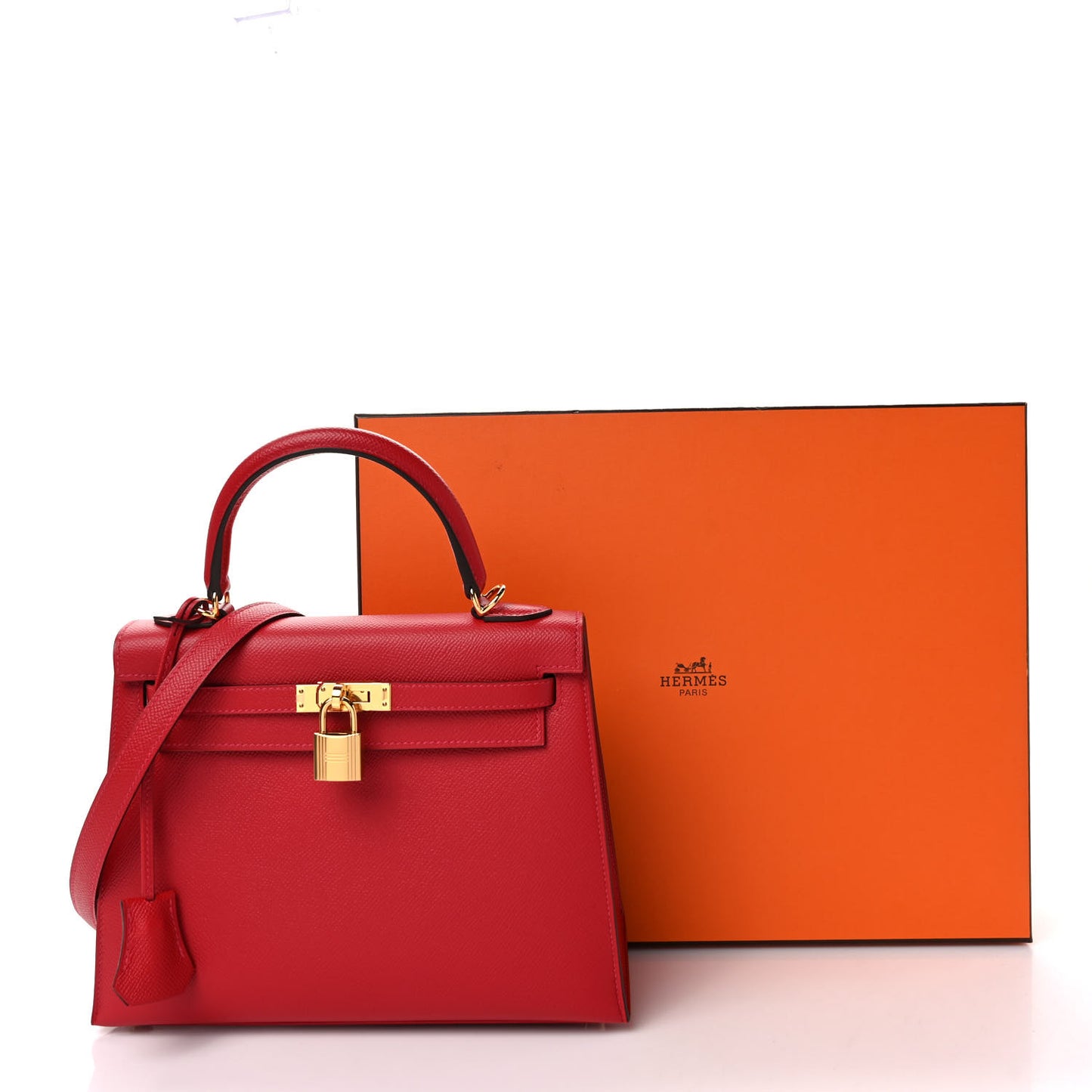 Epsom Kelly Sellier 25 Rouge Casaque