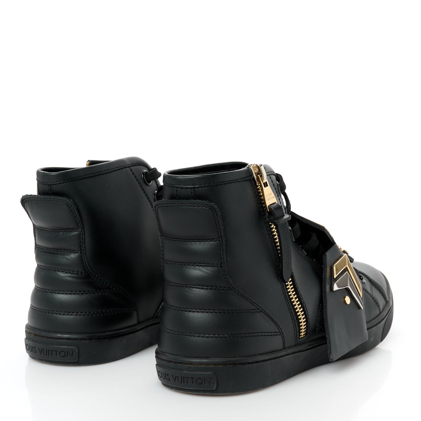 Calfskin Punchy Karakoram Sneaker Boots 37.5 Black