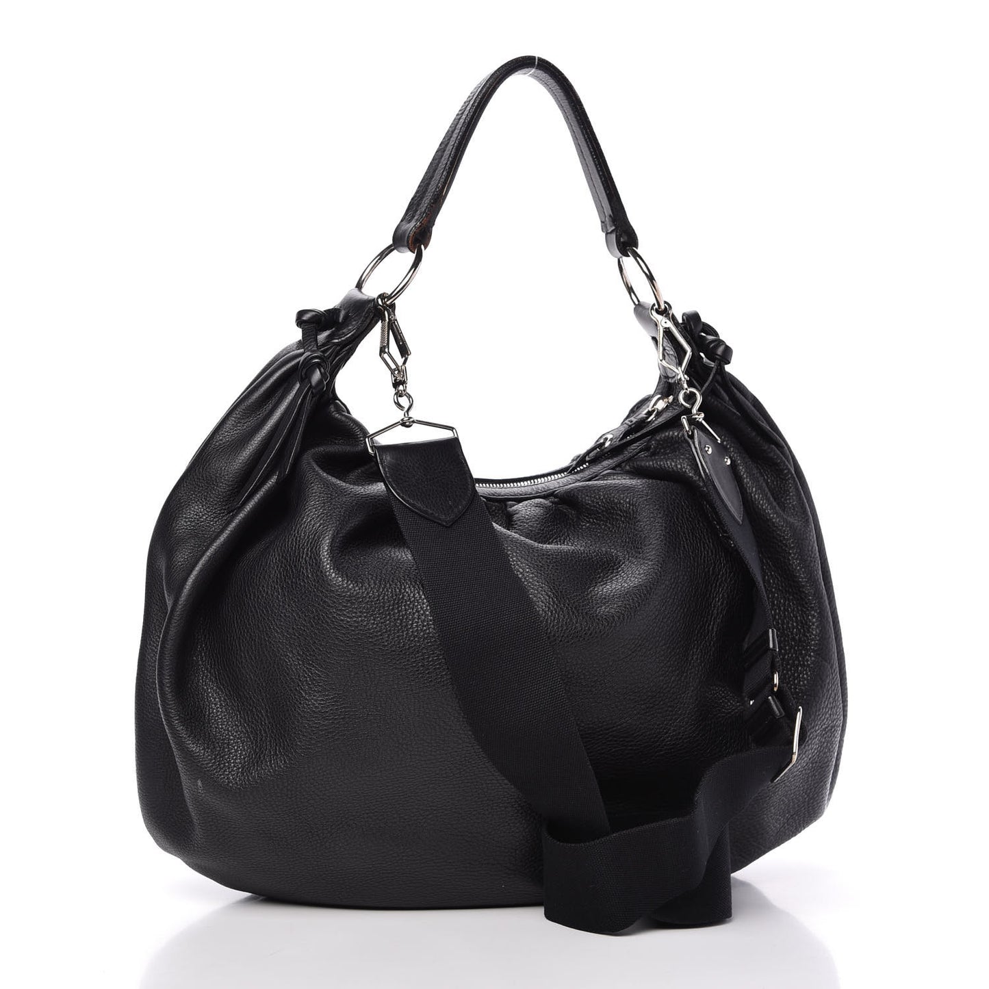 Vitello Daino Hobo Black