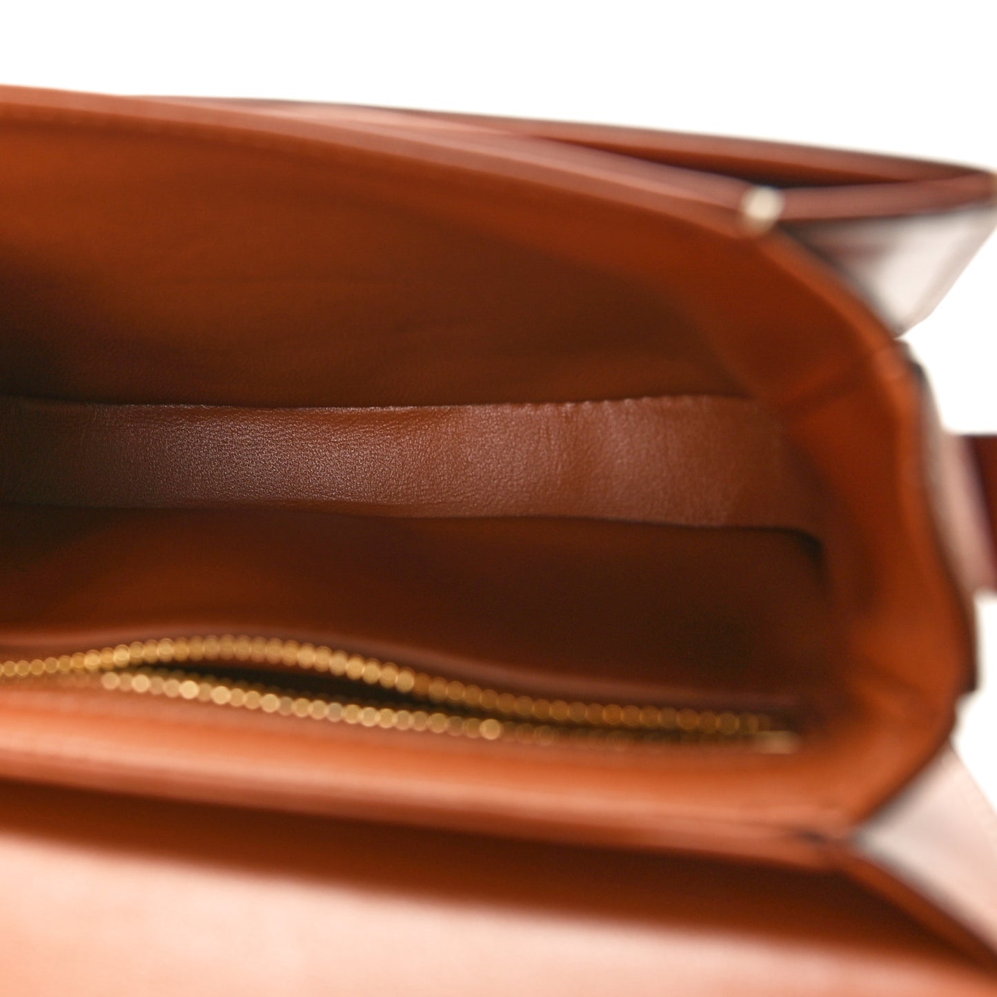 Canvas Calfskin Triomphe Teen Besace Tan