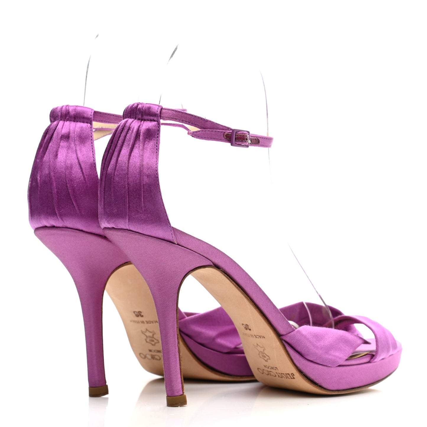 Satin Marion 100 Sandals 36 Pink