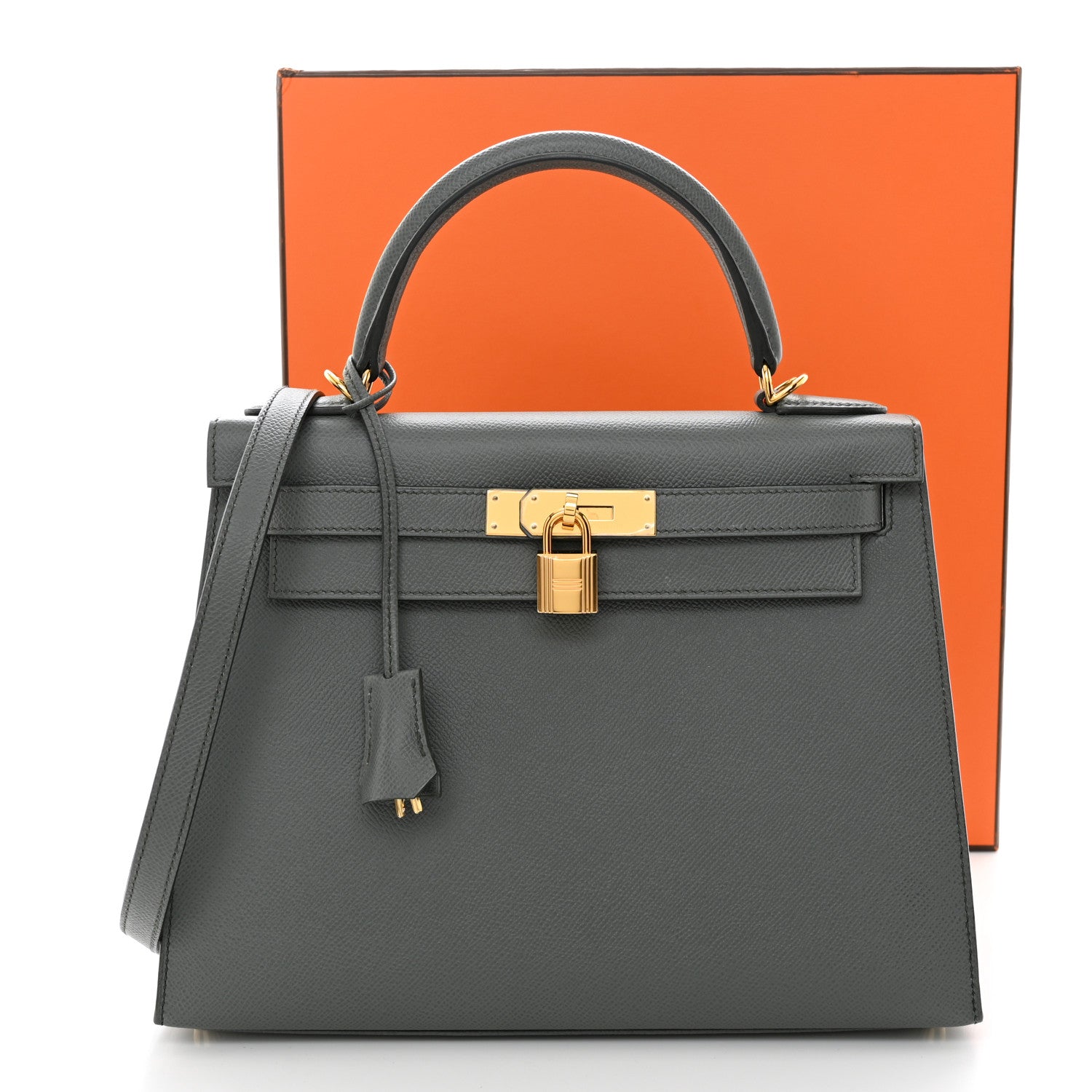 Hermes Epsom Kelly Sellier 28 Vert Amande 4 of 11