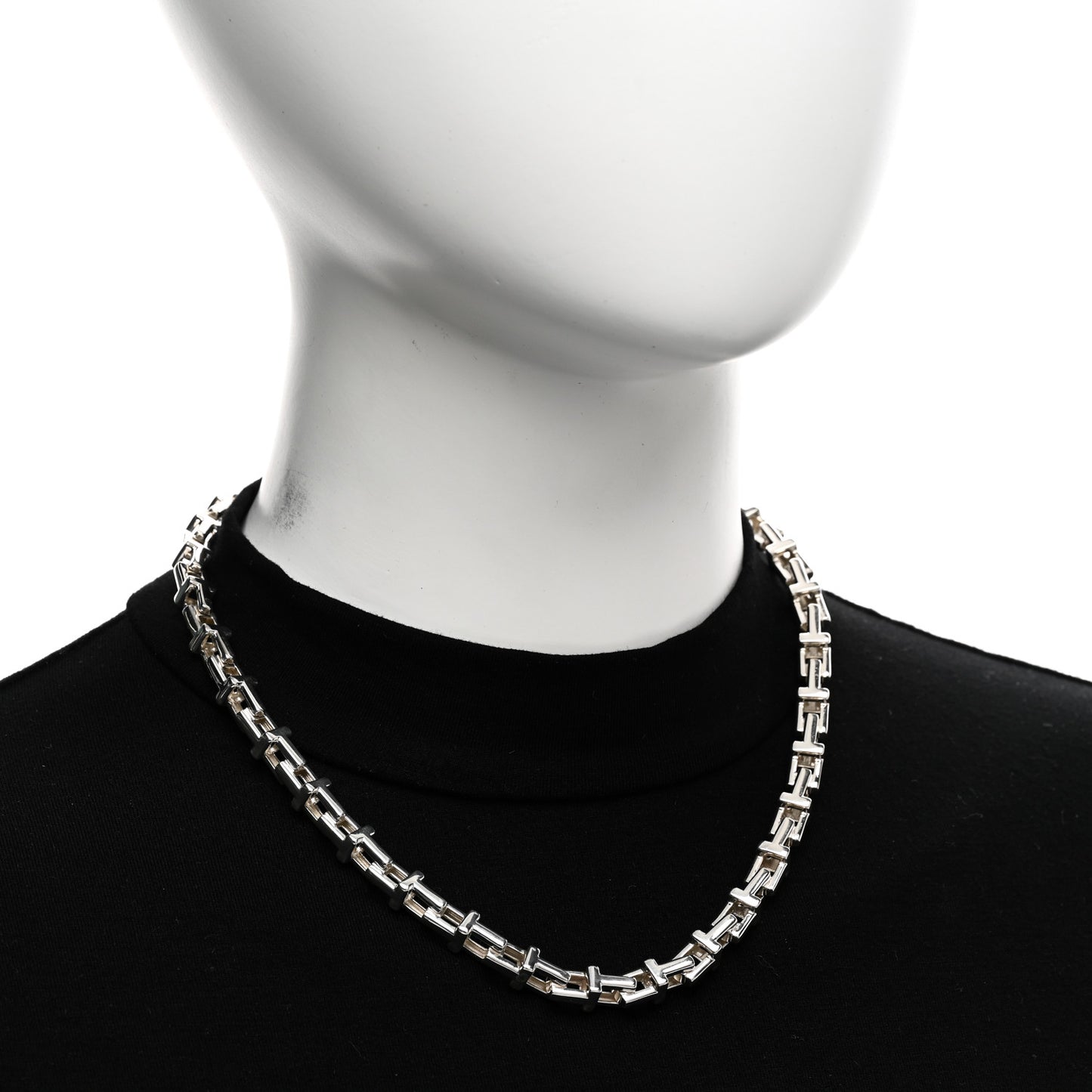 Sterling Silver Tiffany T Chain Necklace