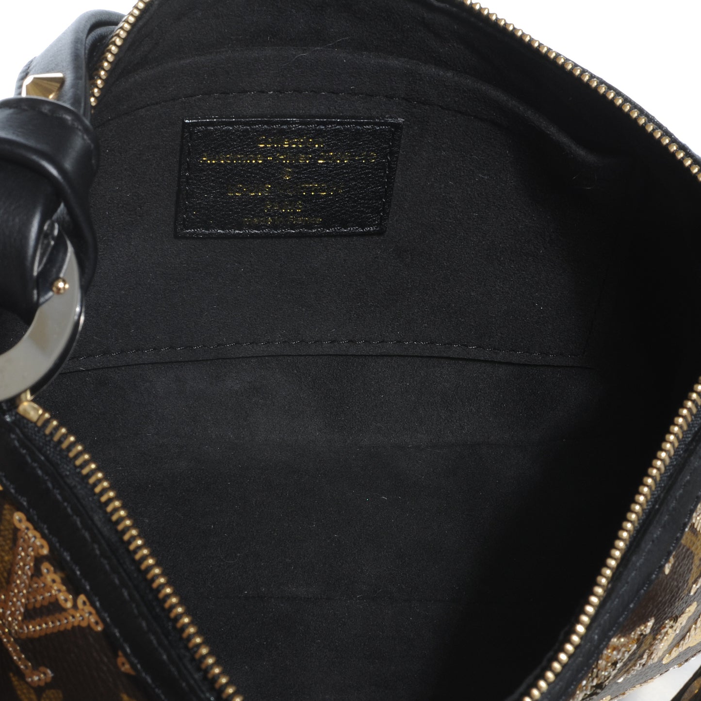Monogram Sequins Eclipse Pochette Gold