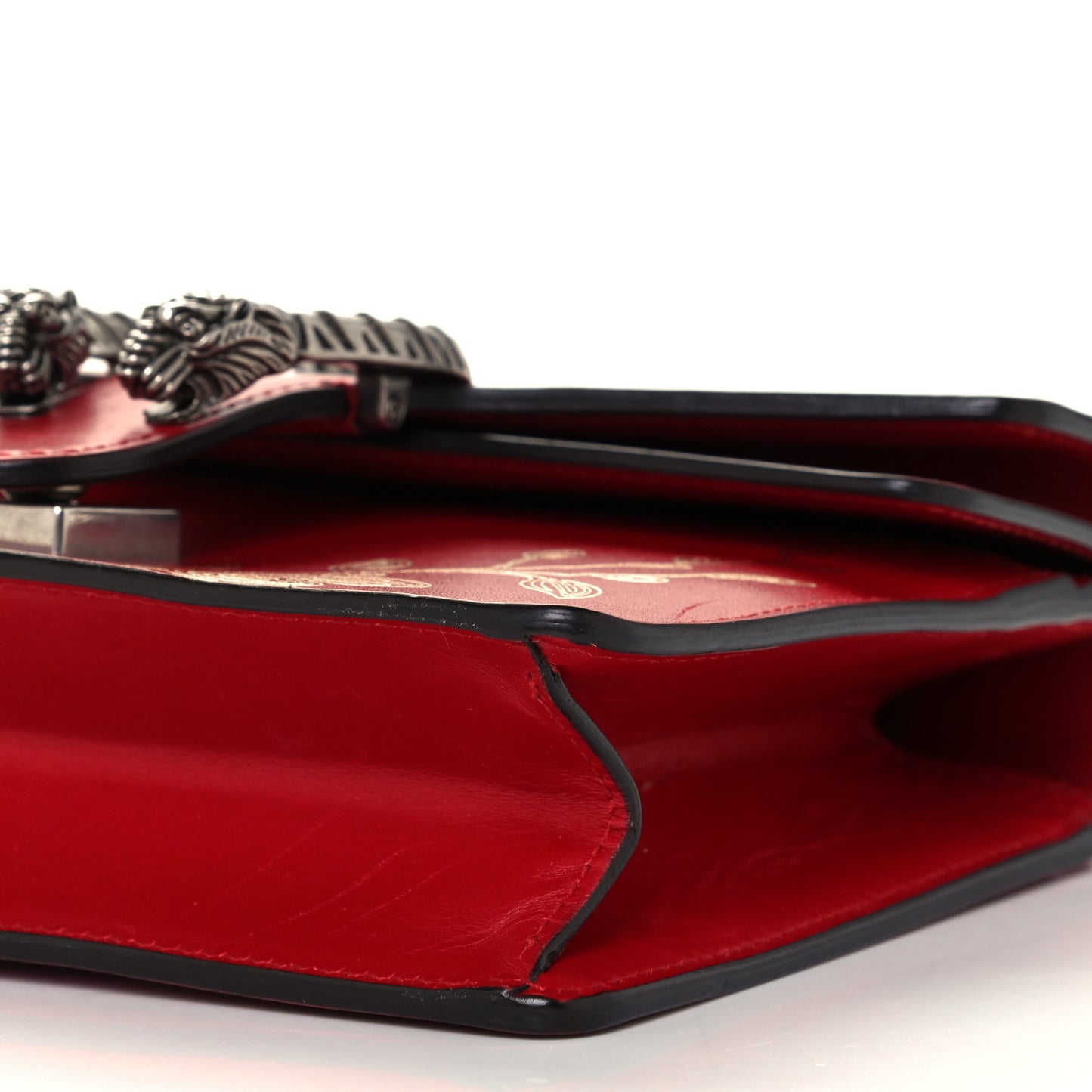 Calfskin Chinese New Year Mini Dionysus Shoulder Bag Hibiscus Red