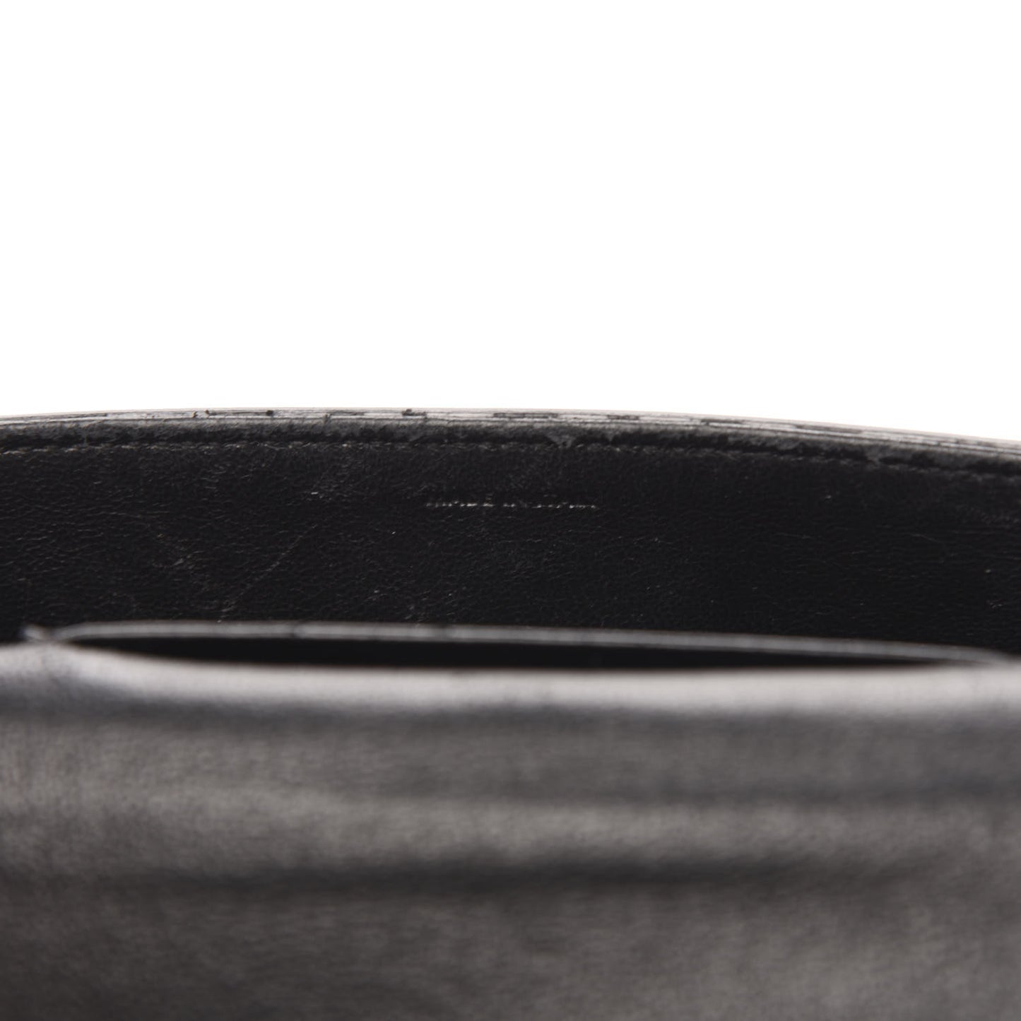 Smooth Calfskin Tassel Belt Bag Black