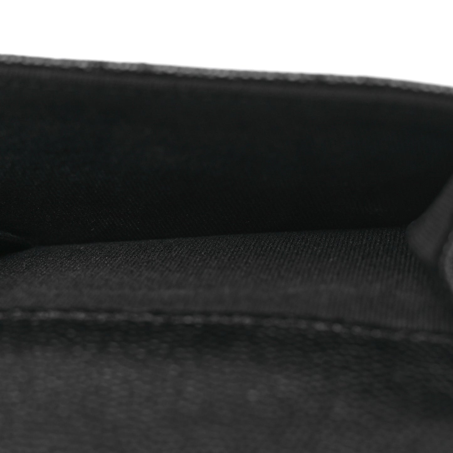 Caviar Quilted Enamel Coco Casino Double Flap Wallet Black
