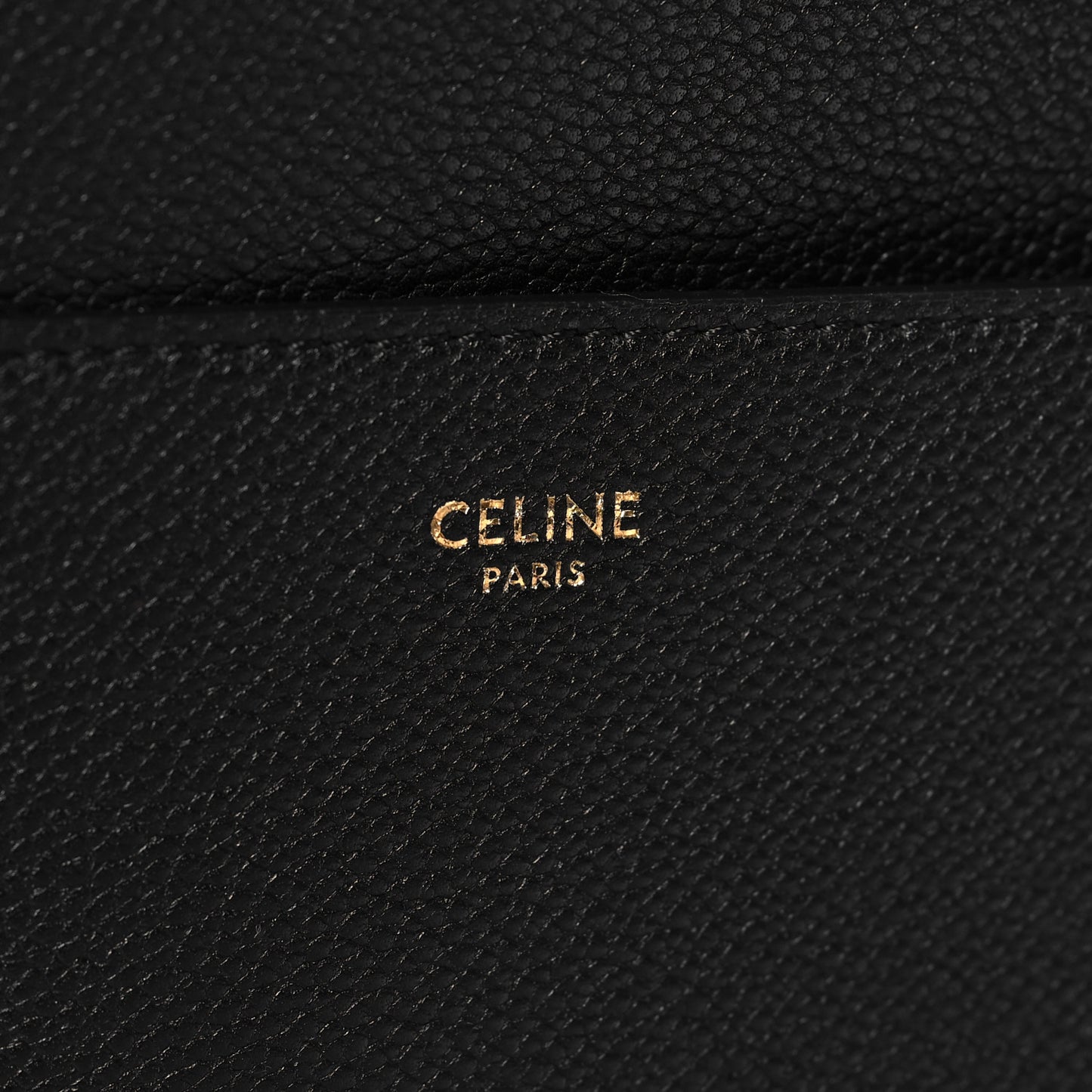 Soft Grained Calfskin Sangle Bucket Bag Black
