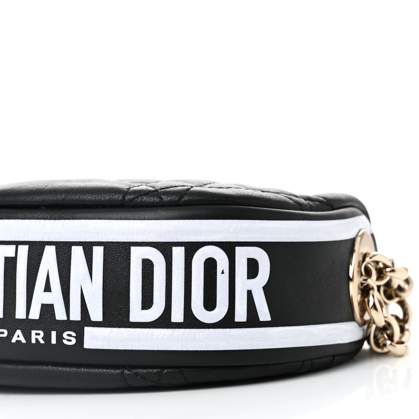 Lambskin Cannage Micro Dior Vibe Hobo Bag Black