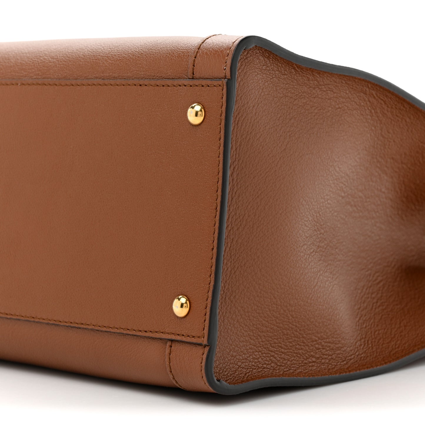 Wonka Grain Calfskin Medium Diana Tote Bag Cuir Yellow Fluo