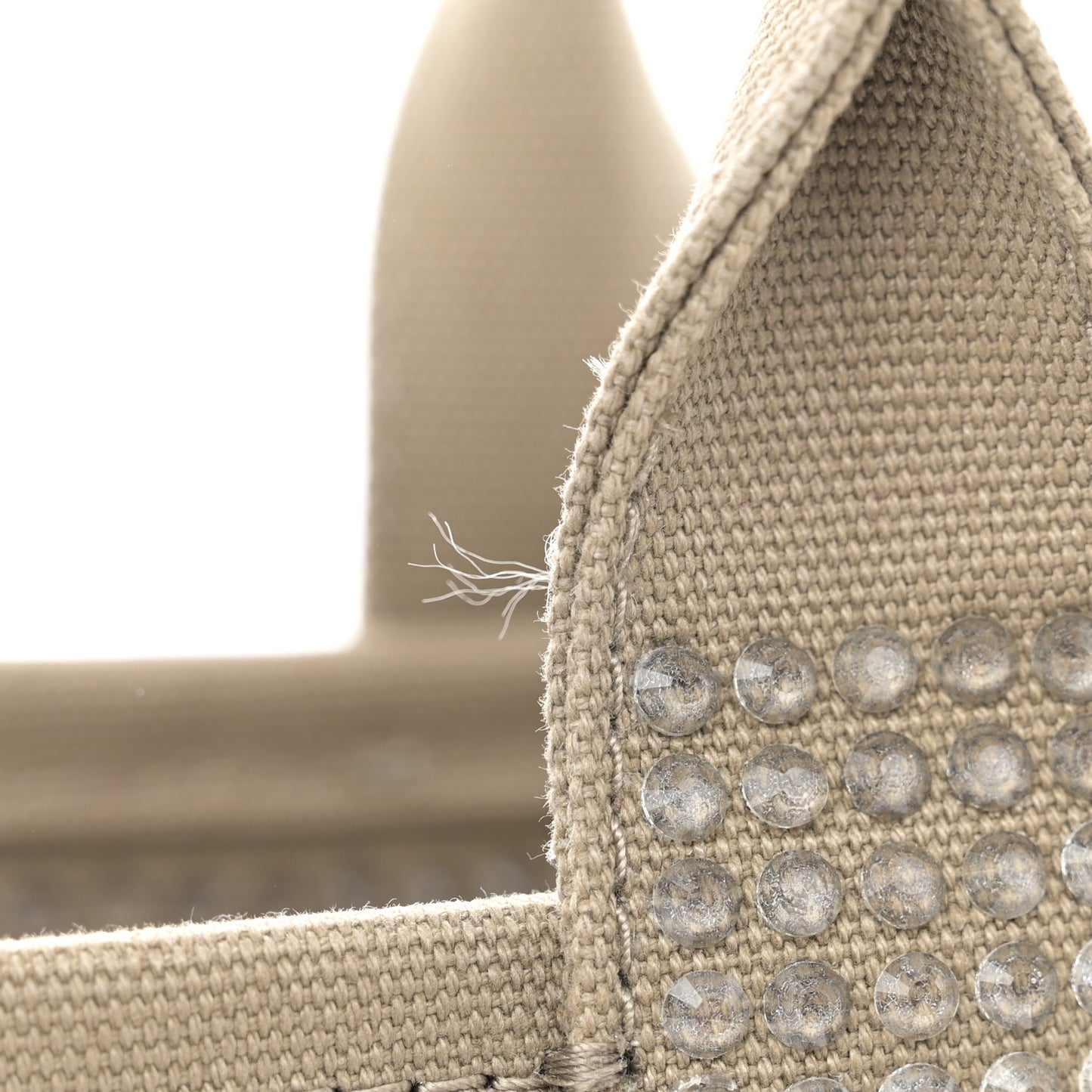 Crystal Canvas Small The Tote Bag Slate Green