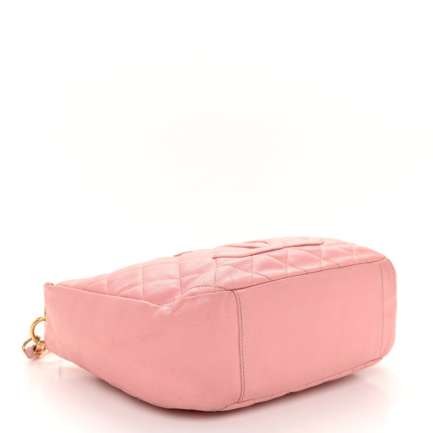 Caviar Quilted Timeless CC Shoulder Bag Pink