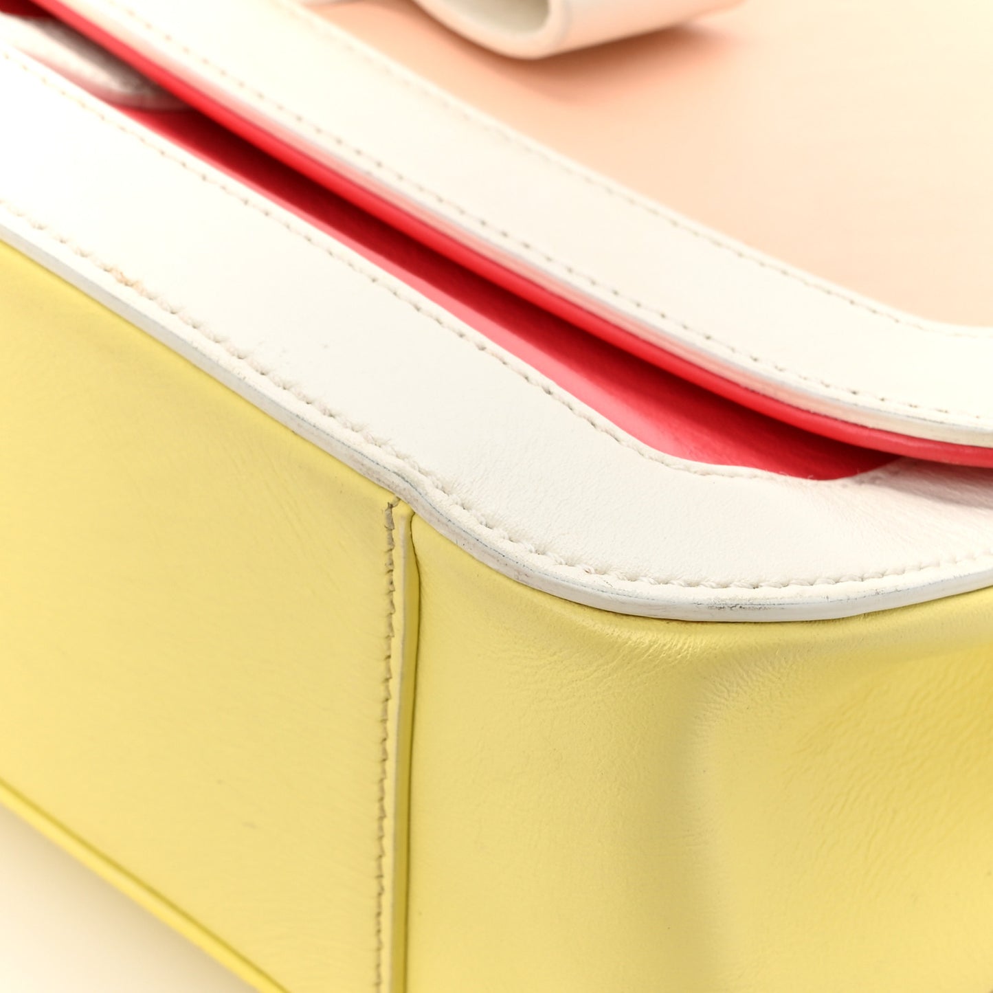 Calfskin Small Sweet Charity Shoulder Bag Multicolor