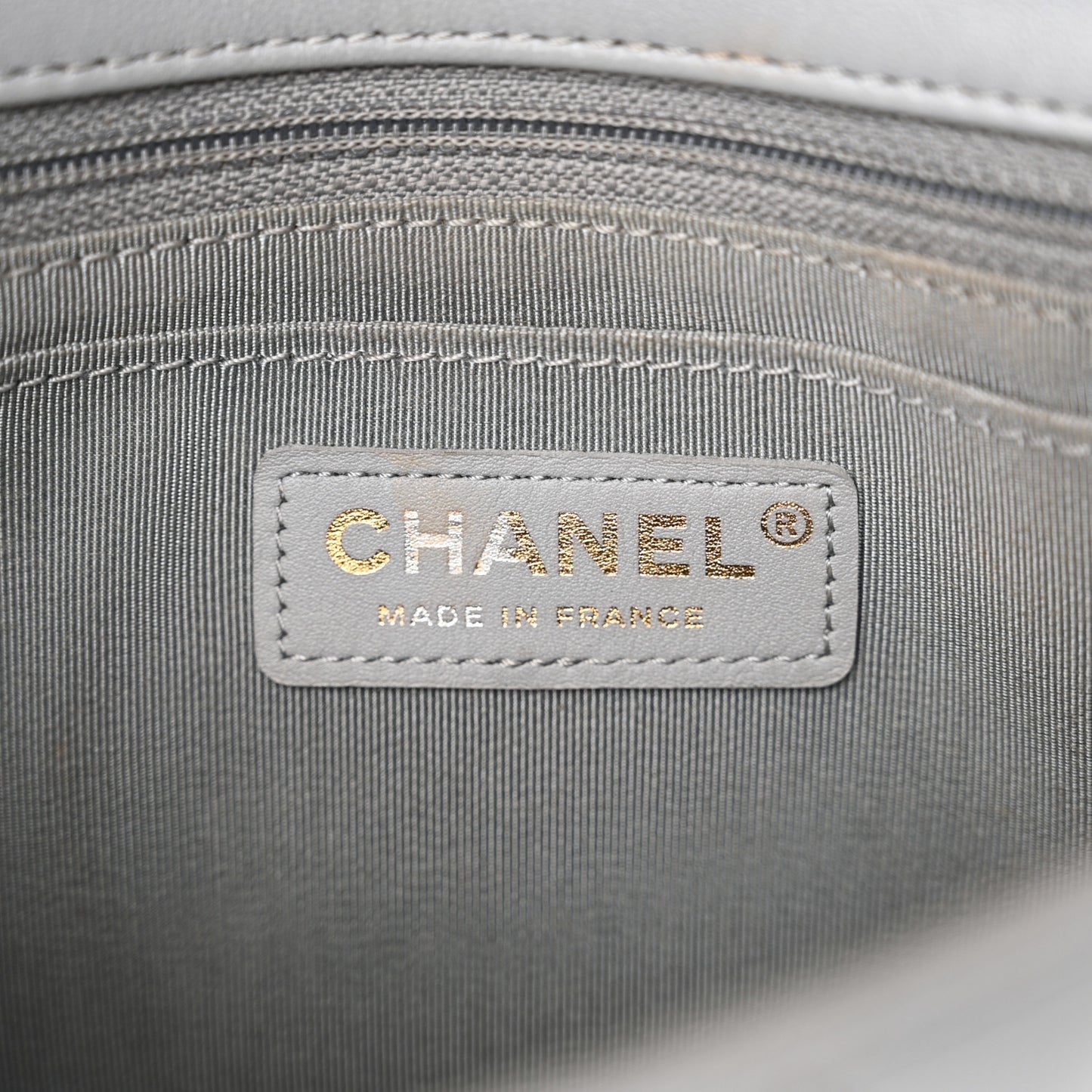 Calfskin Quilted Bolero De Chanel Flap Bag Grey
