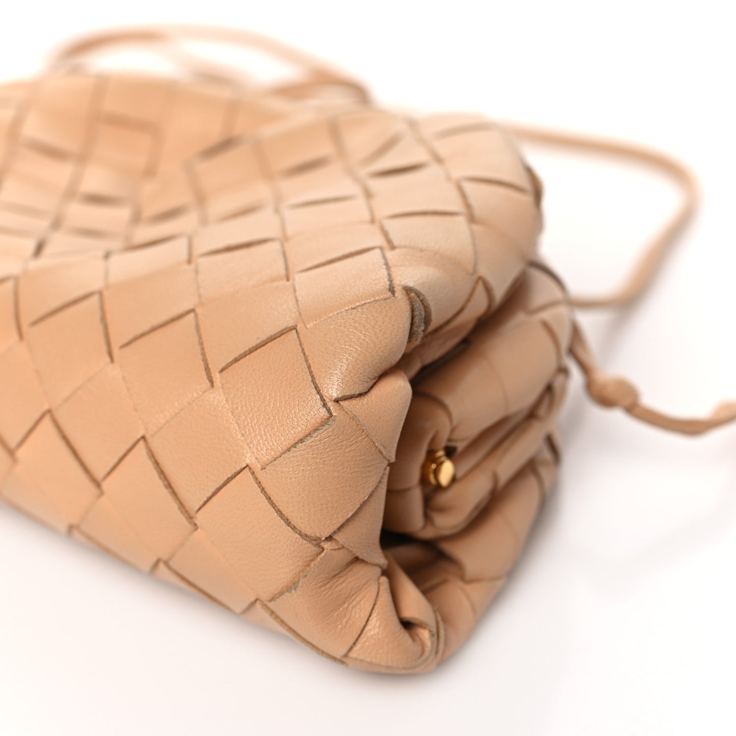 Nappa Intrecciato The Mini Pouch Almond