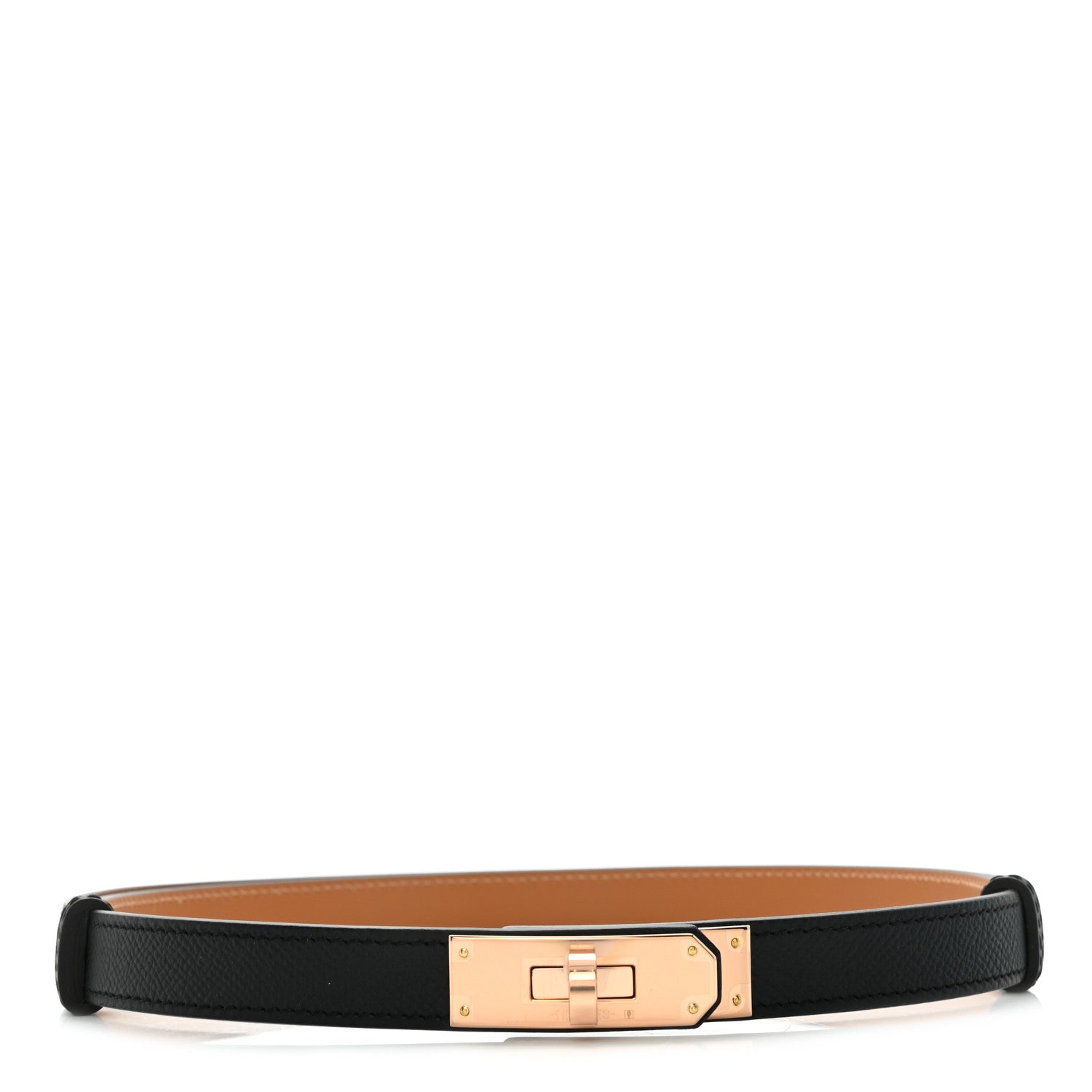 Hermes Epsom Kelly Belt Black 1 of 5