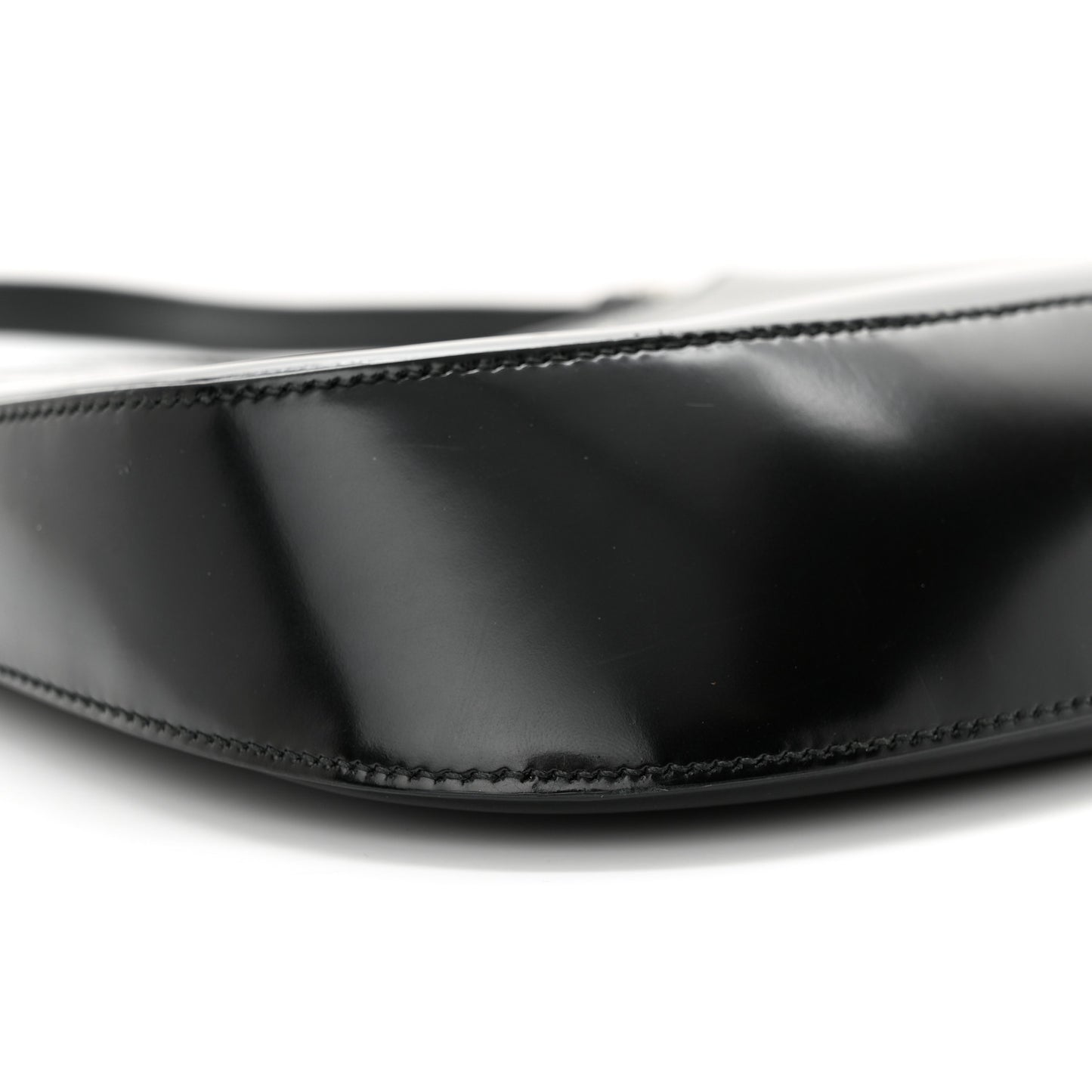 Spazzolato Cleo Shoulder Bag Black