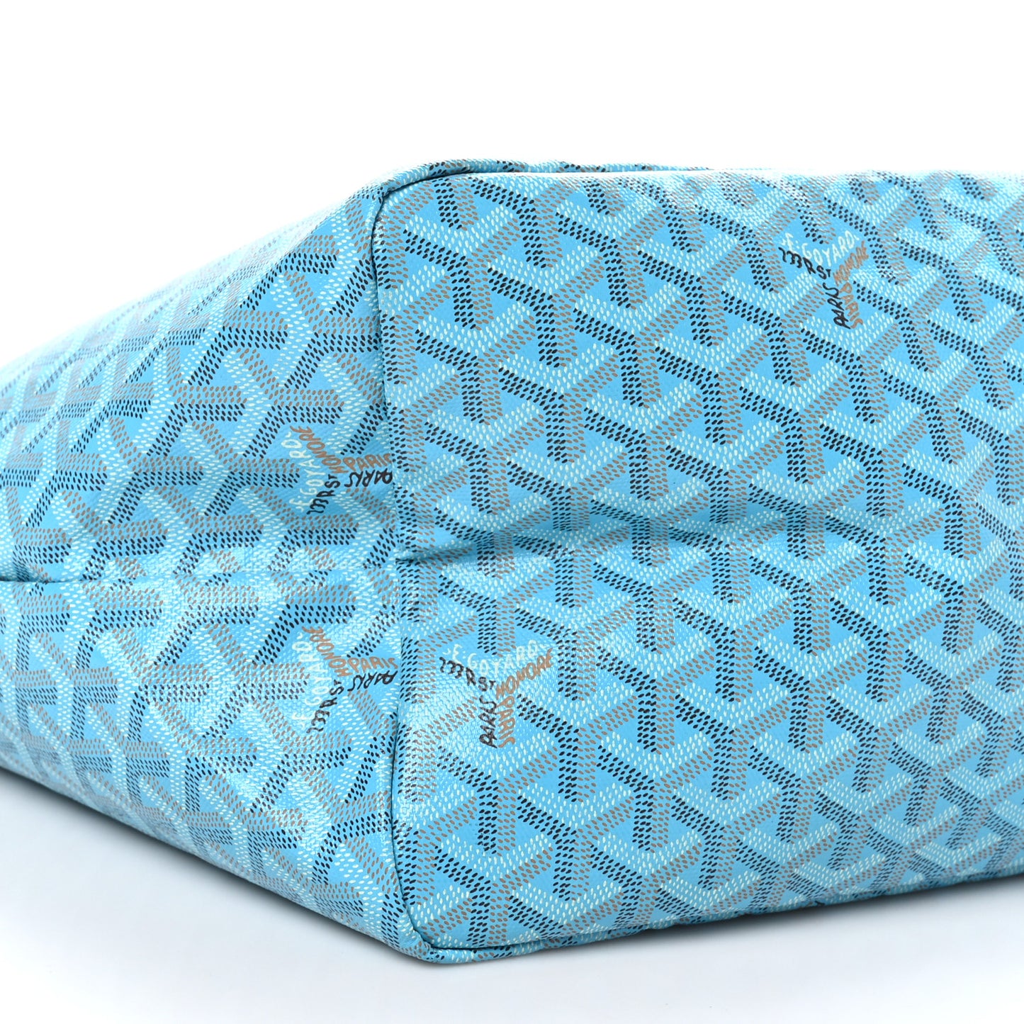Goyardine Saint Louis GM Balise Beach Towel Set Turquoise