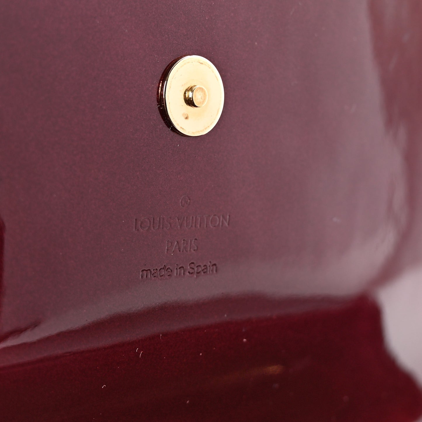 Patent Sobe Clutch Rouge Fauviste