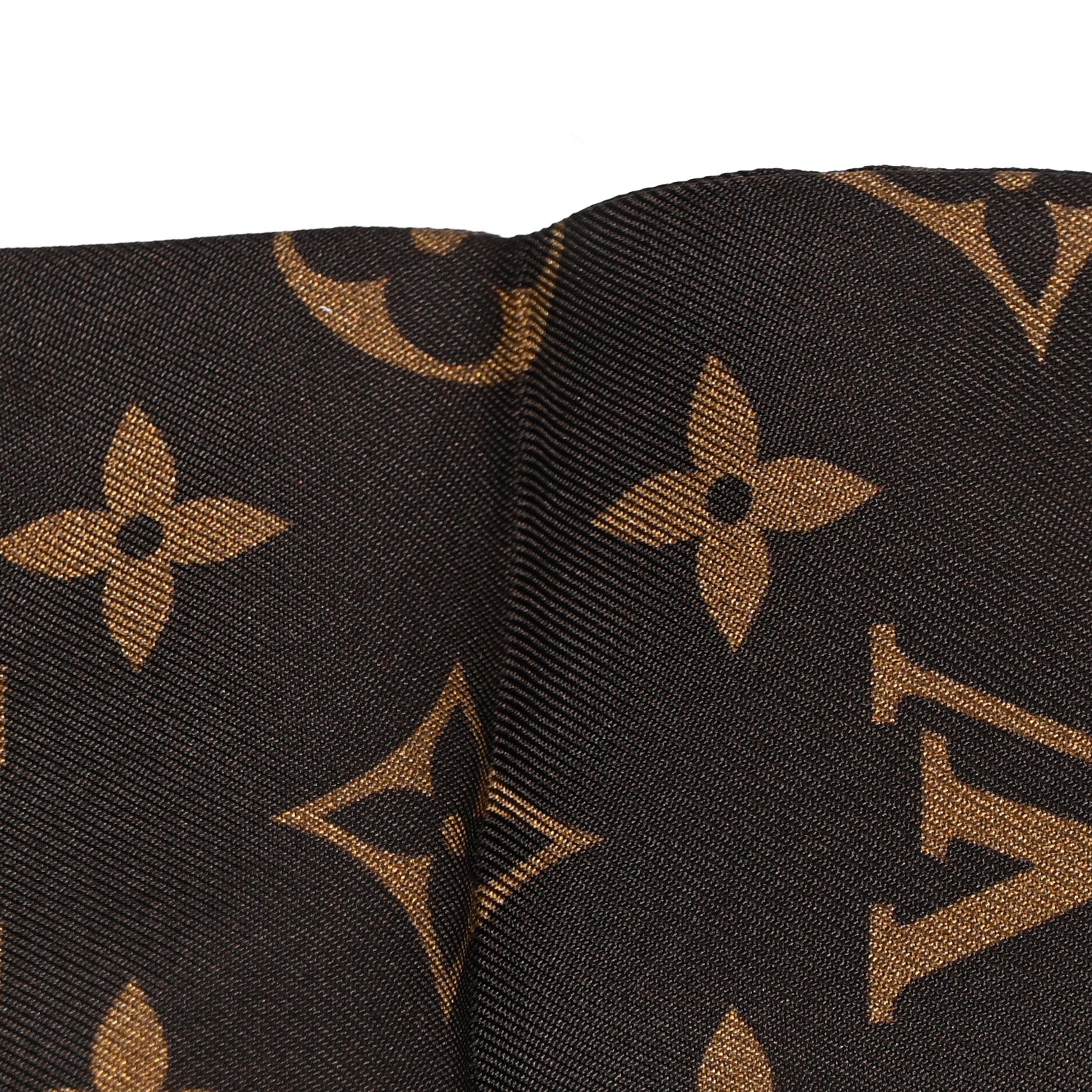 Louis Vuitton Silk Monogram 2021 Hollywood Christmas Animation Bandeau Marron 4 of 6
