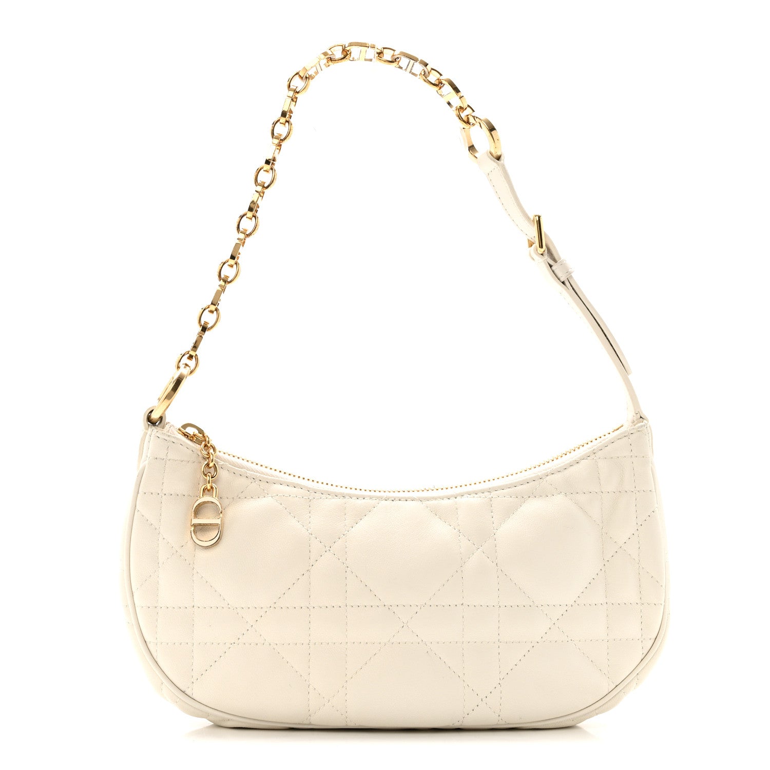 Christian Dior Lambskin Cannage CD Lounge Bag Latte 1788561