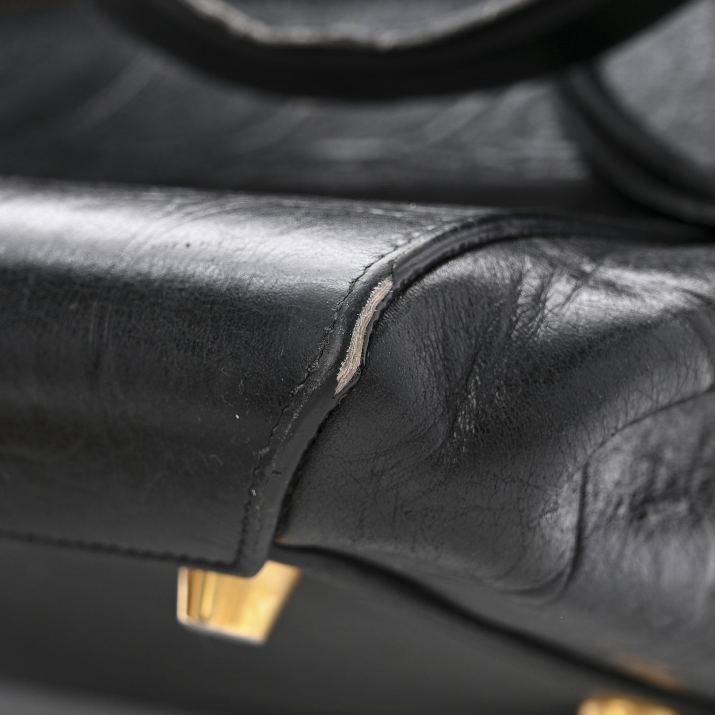 Calfskin Crocodile Embossed Small Belt Bag Black