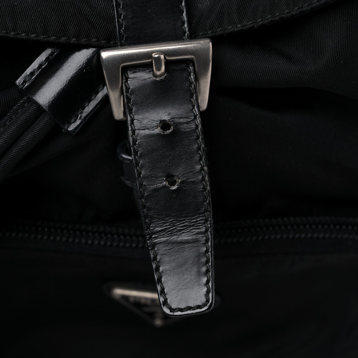 Prada Nylon Vela Mini Cinch Backpack Black 14 of 21