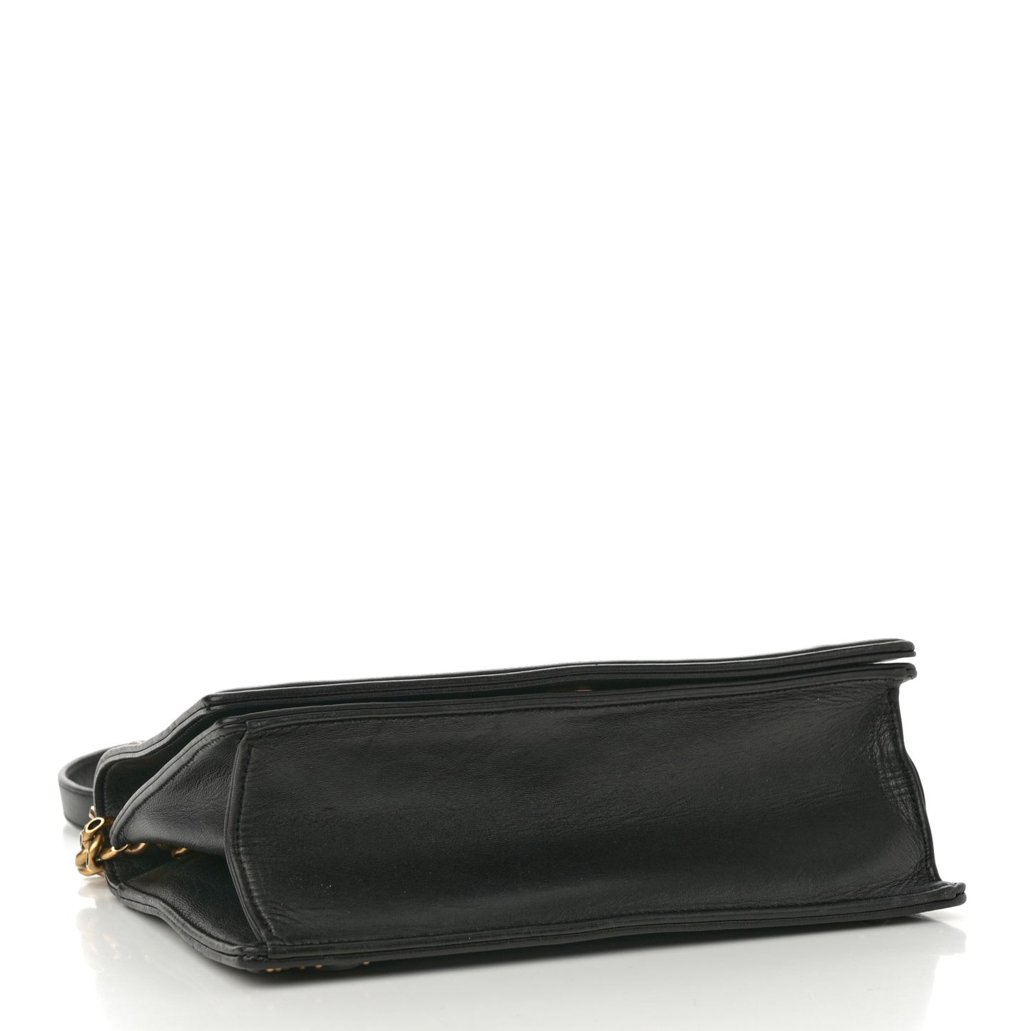 Lambskin Studded Medium Diorama Flap Bag Black