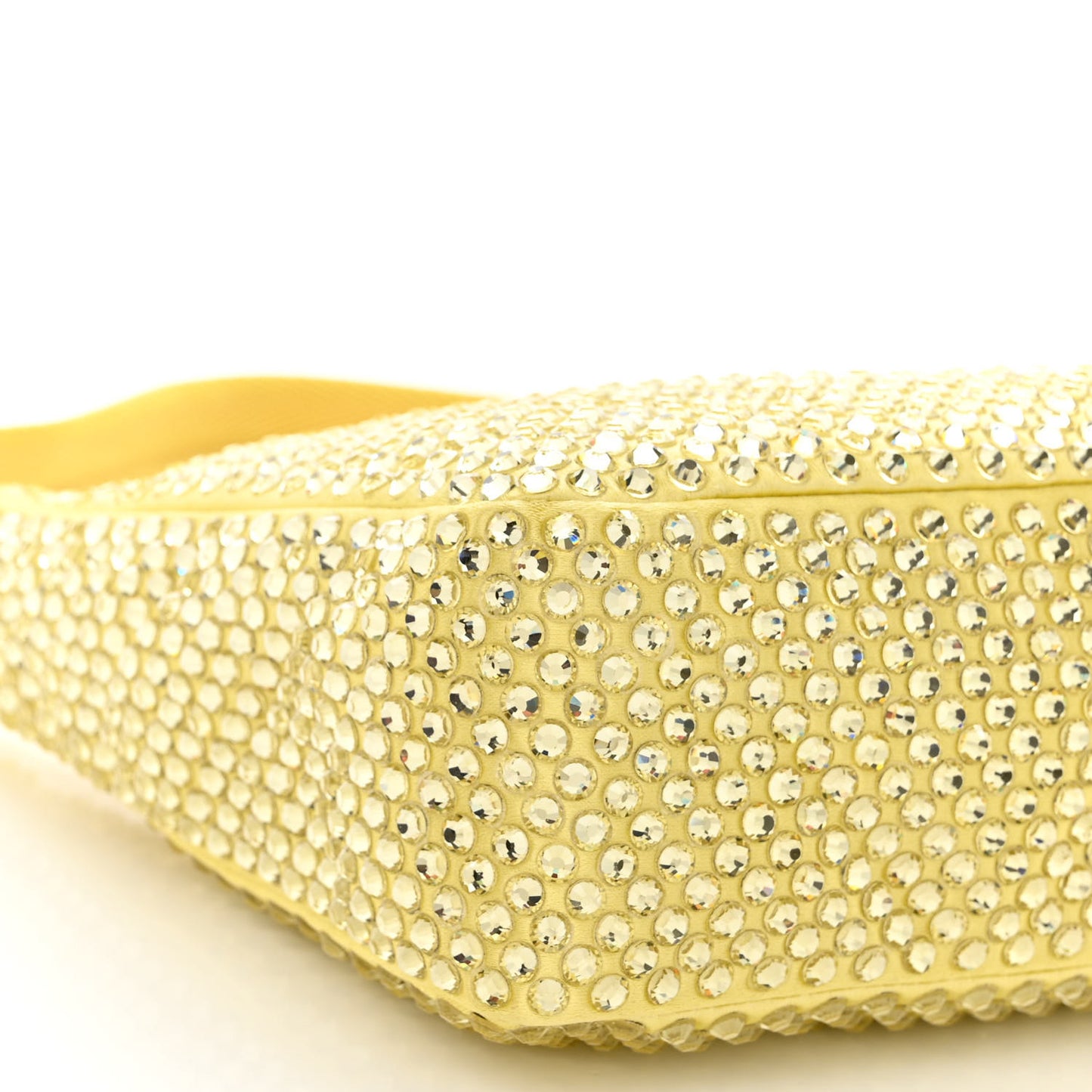 Satin Crystal Mini Re-Edition 2000 Bag Ananas