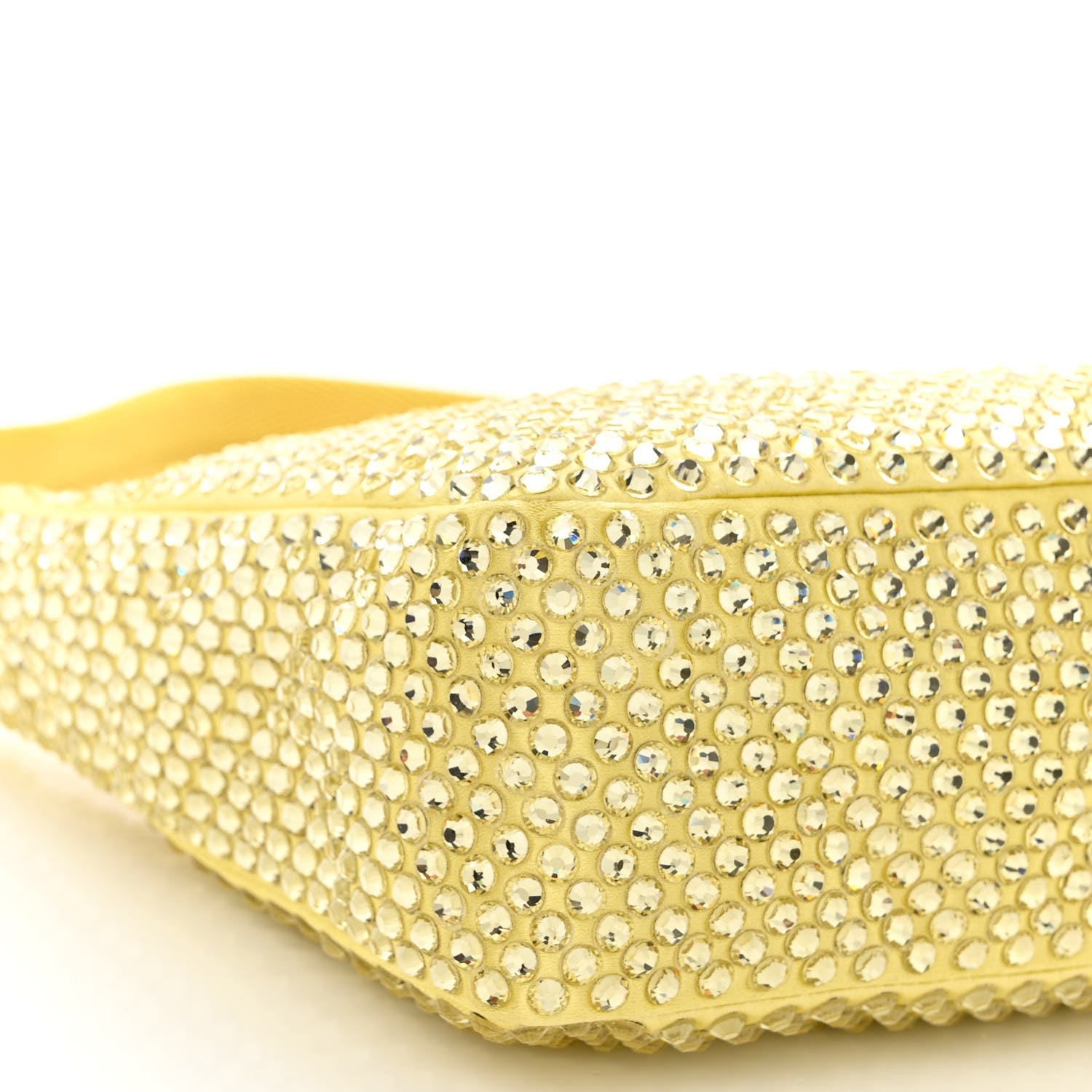 Prada Satin Crystal Mini Re-Edition 2000 Bag Ananas 9 of 10