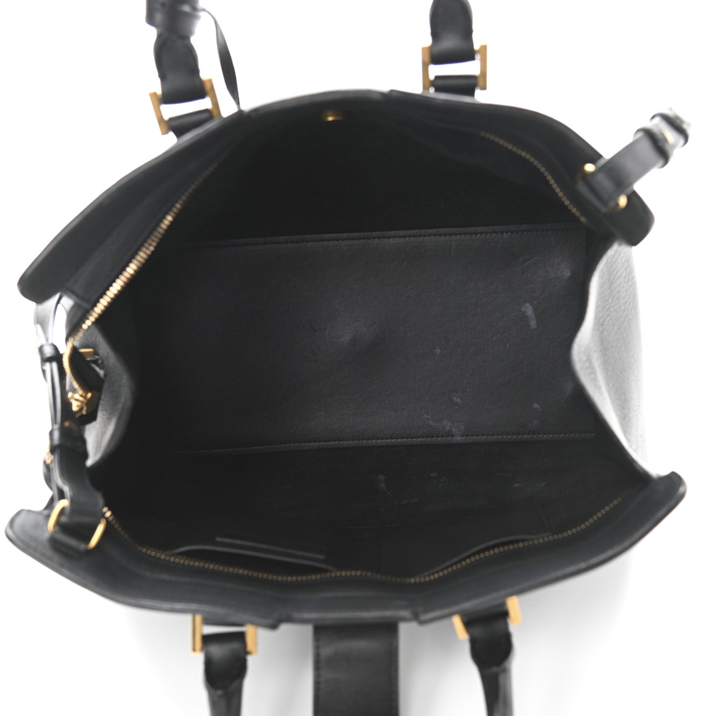 Calfskin Small Classic Y Cabas Black