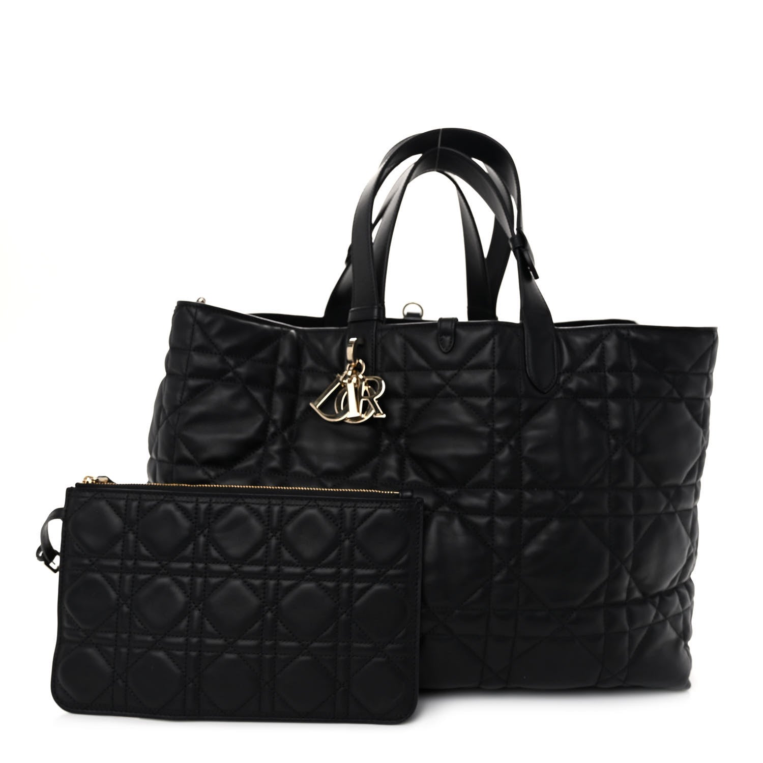 Christian Dior Calfskin Macrocannage Large Toujours Black 1 of 15