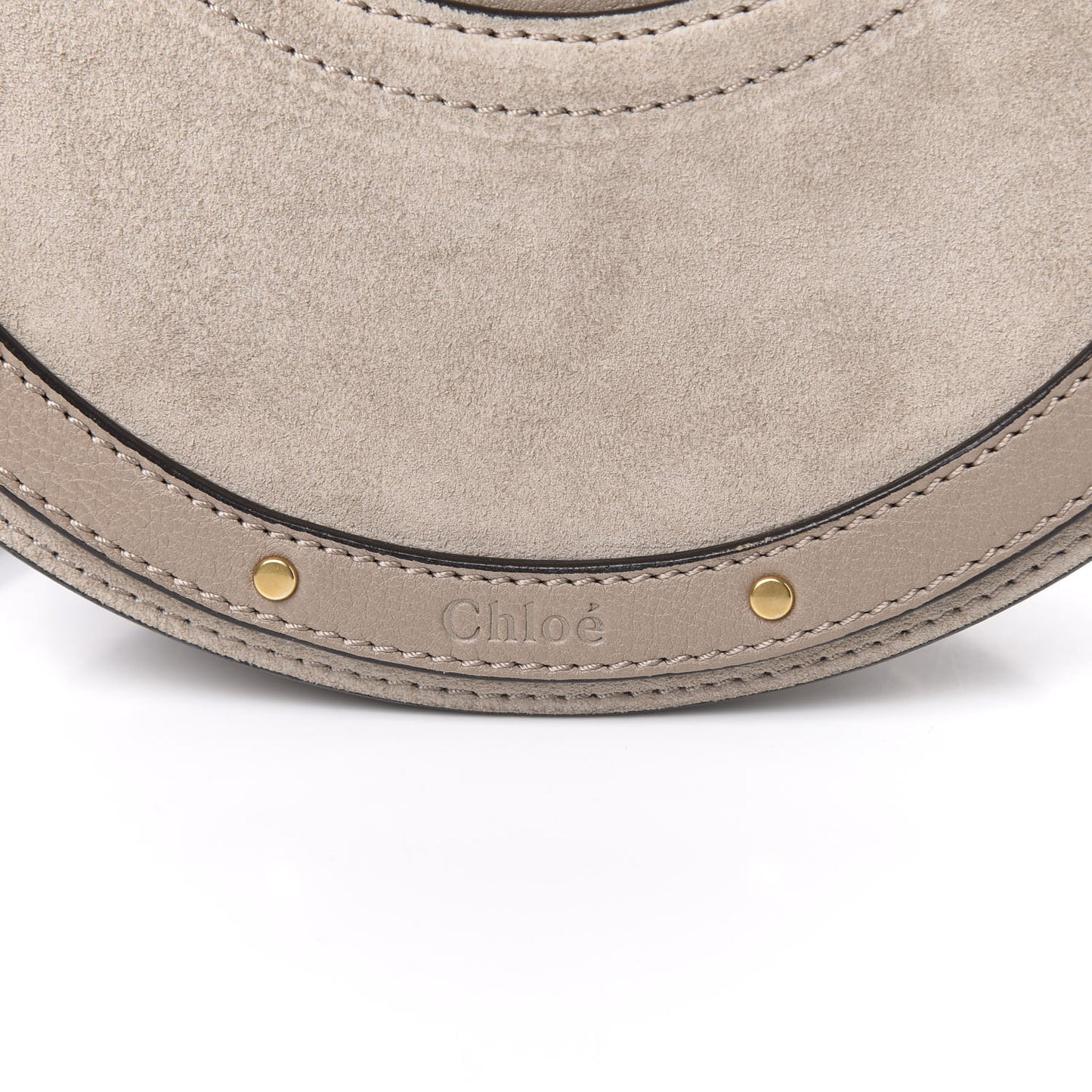 Calfskin Suede Small Pixie Bag Motty Grey