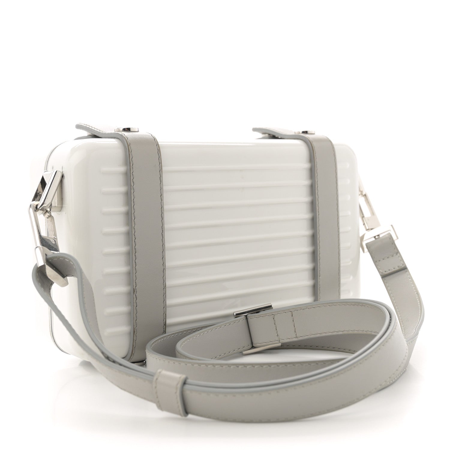 Rimowa Gloss Polycarbonate Personal Cross-Body Bag White Grey 3 of 17