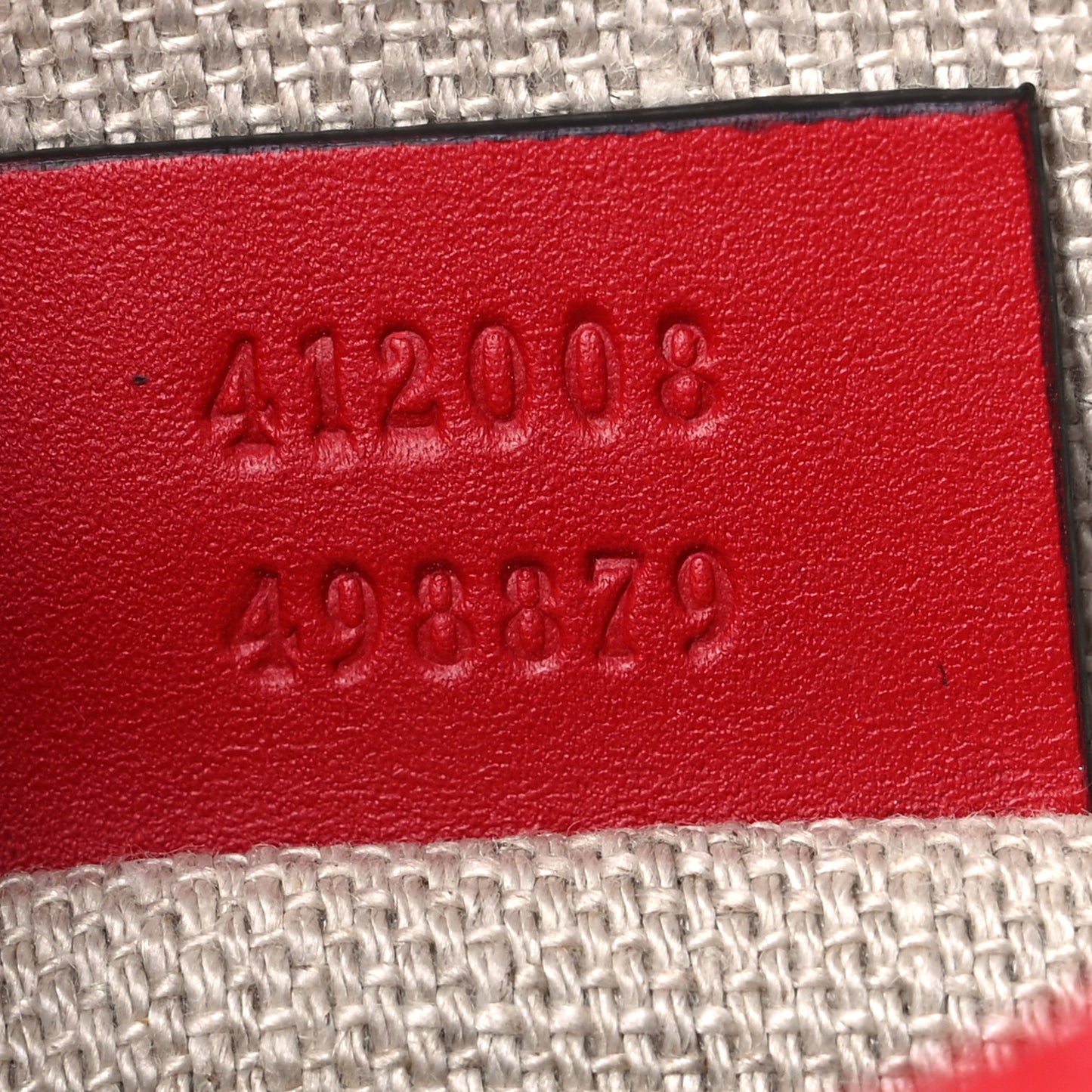 Calfskin Web Small Webby Bee Shoulder Bag Red