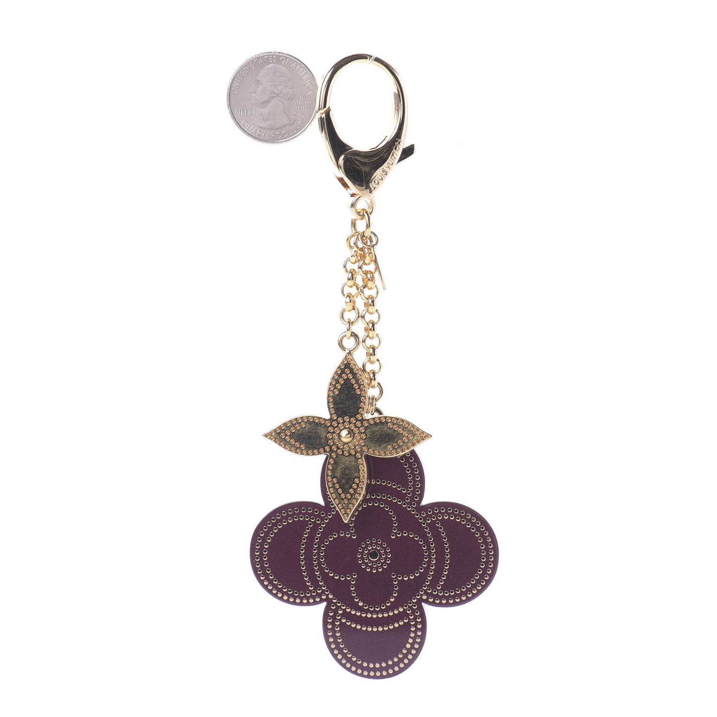 Stipply Flower Bag Charm Rouge Fauviste