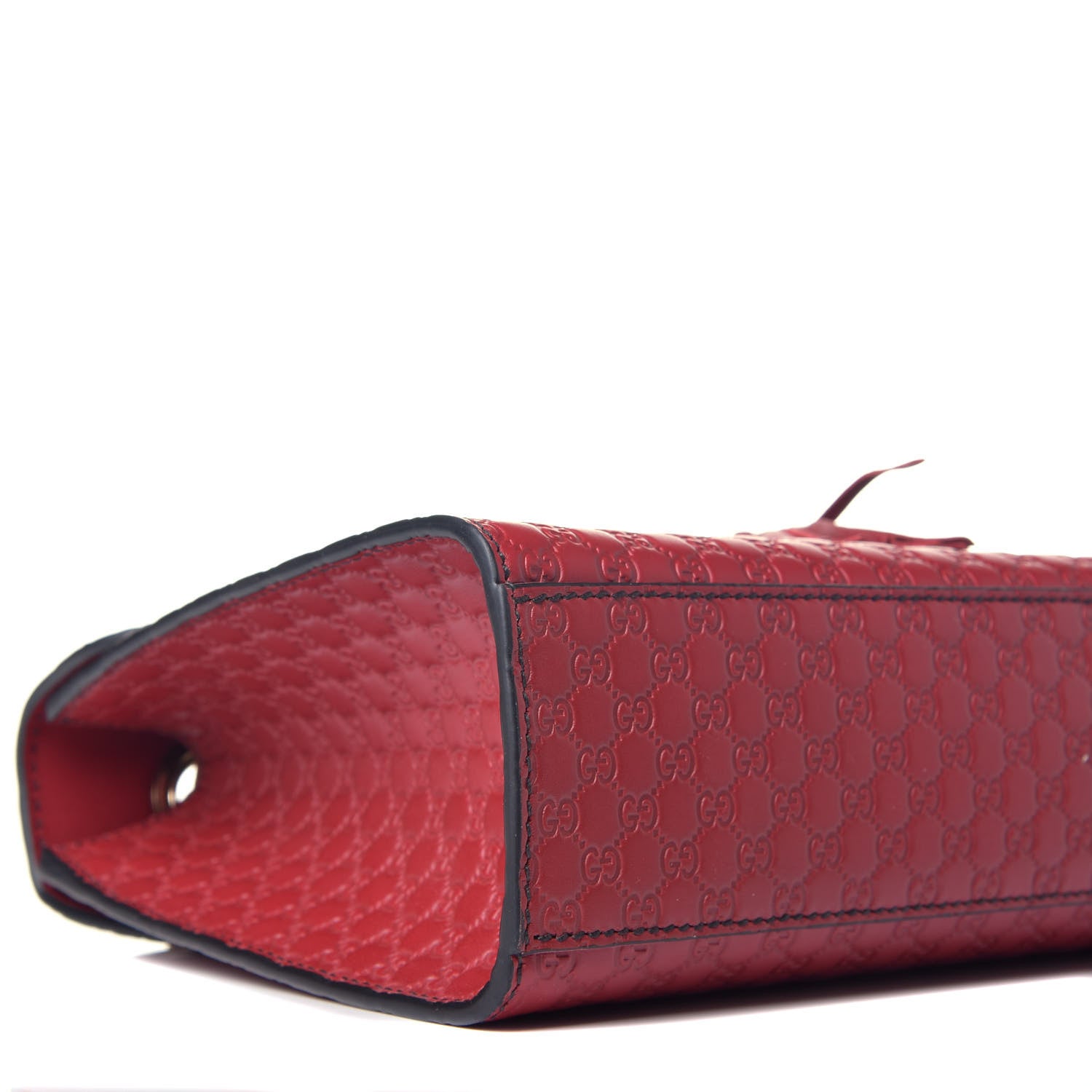Gucci Microguccissima Medium Emily Chain Shoulder Bag Red 7 of 8