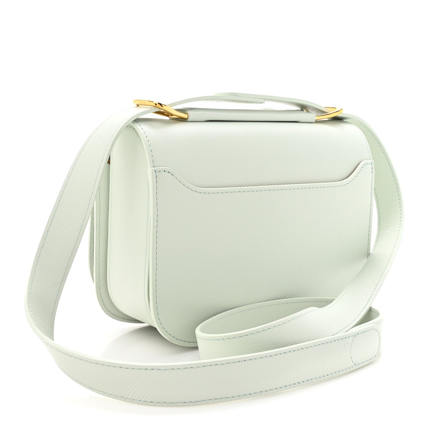 Alpina Calfskin Small Lingot Crossbody Cloud