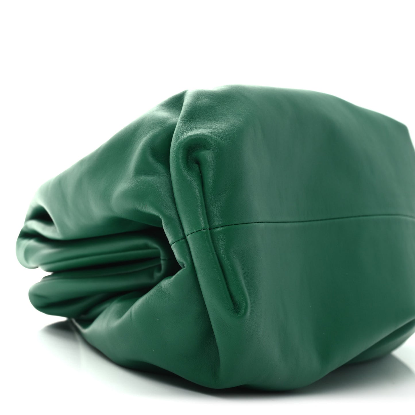 Smooth Butter Calf The Pouch Oversized Clutch Racing Green